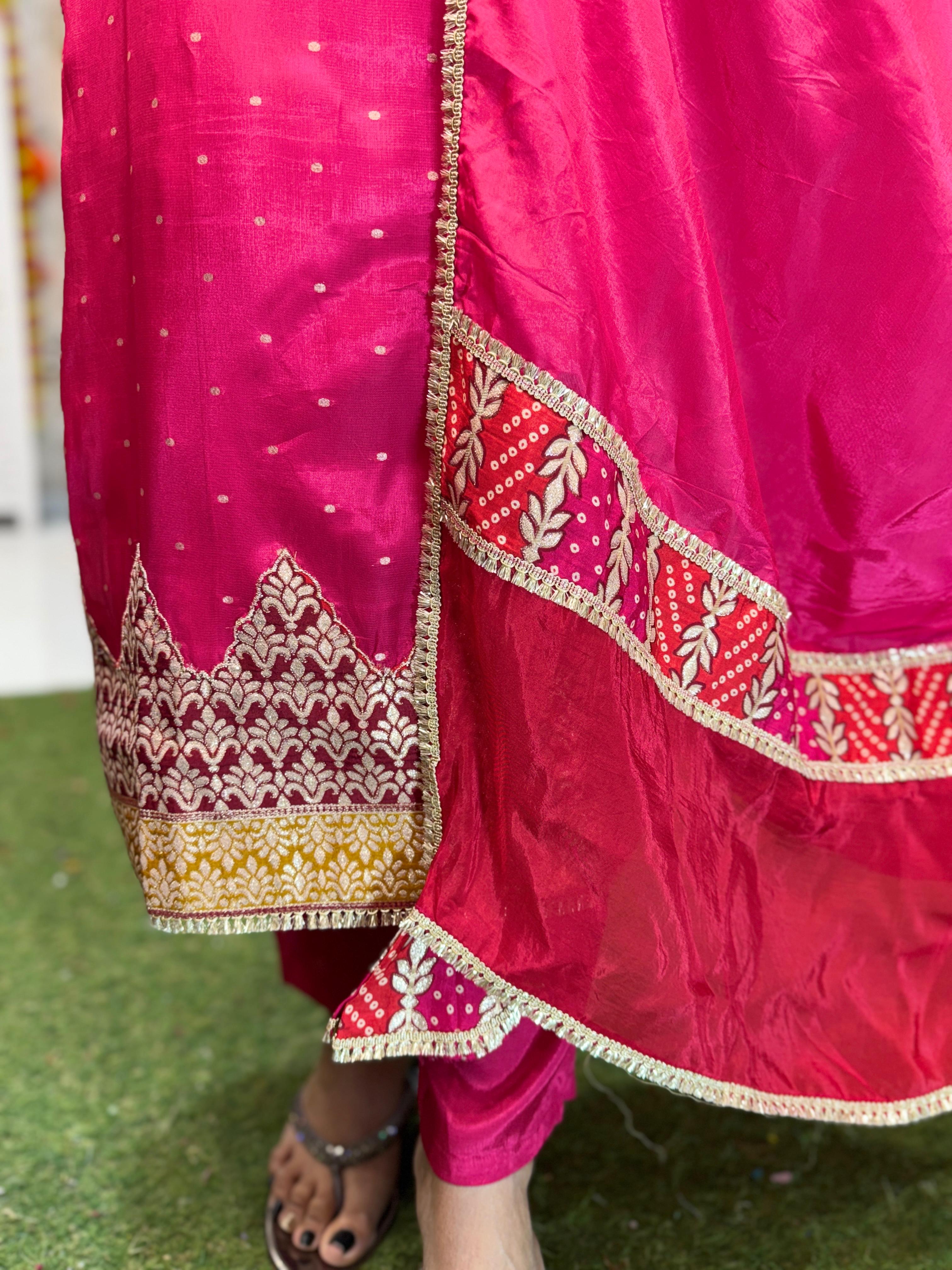 HO Silk Rani Pink 3pc Set