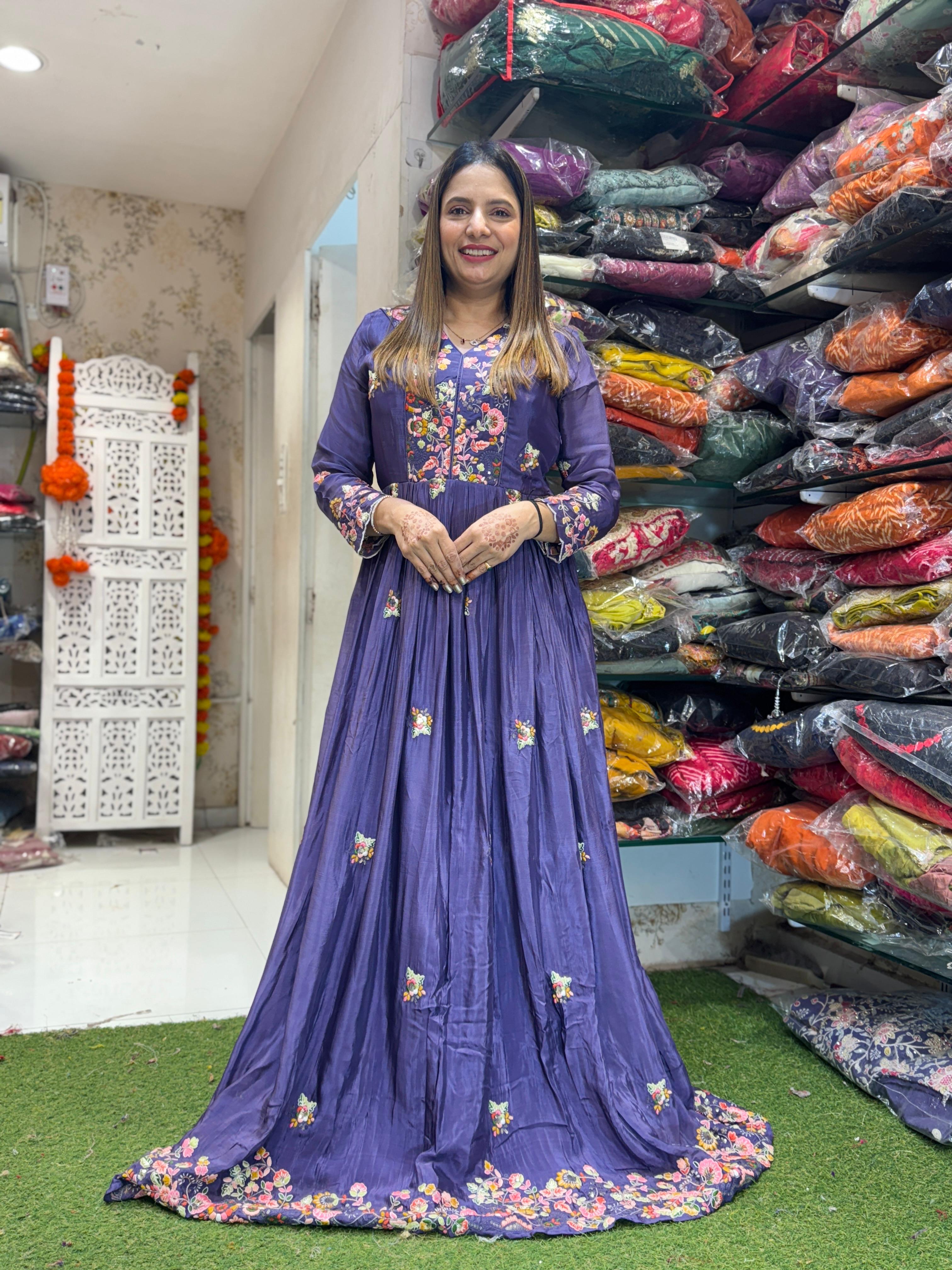 Chinon Purple Gown