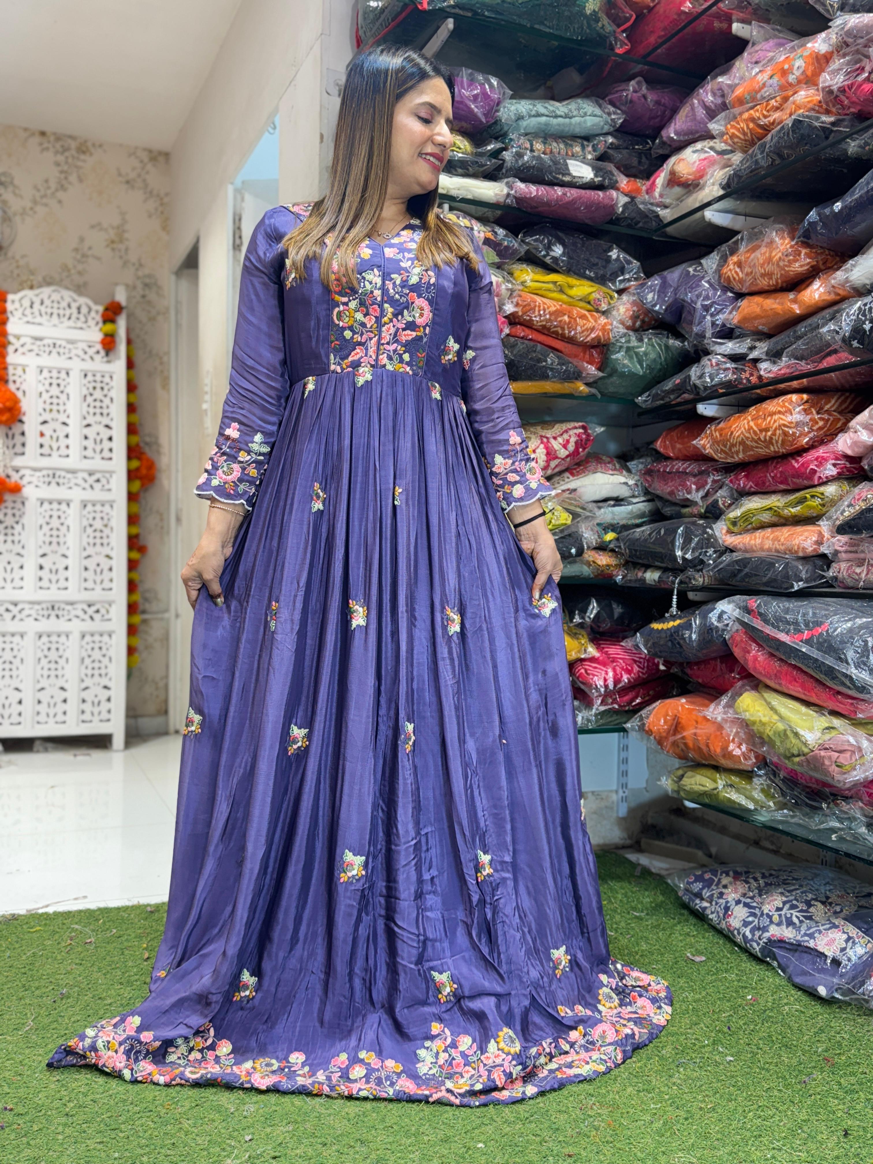 Chinon Purple Gown