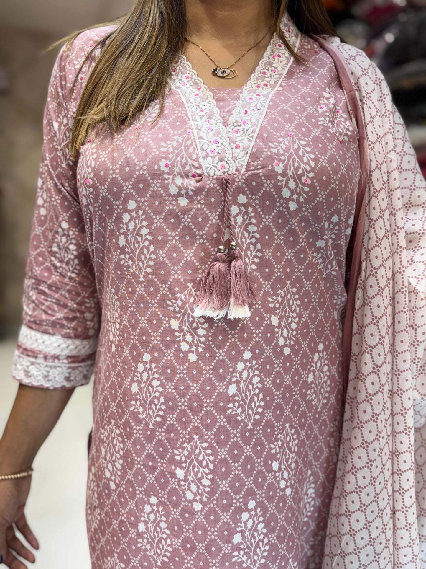 Cotton Nude Pink 3pc Set