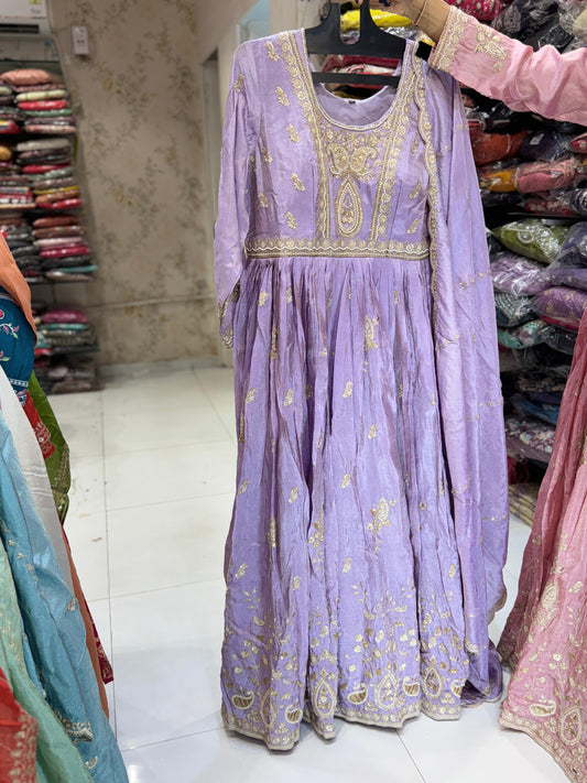 Simmer Tissue Purple Gown