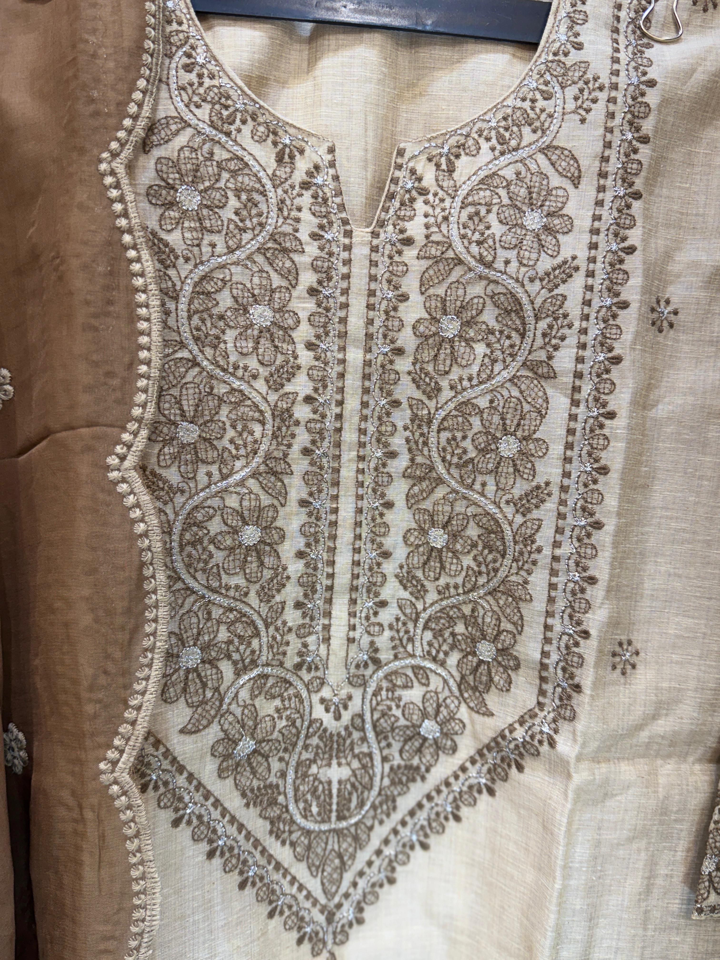 Pure Linen Silk 3pc Suit