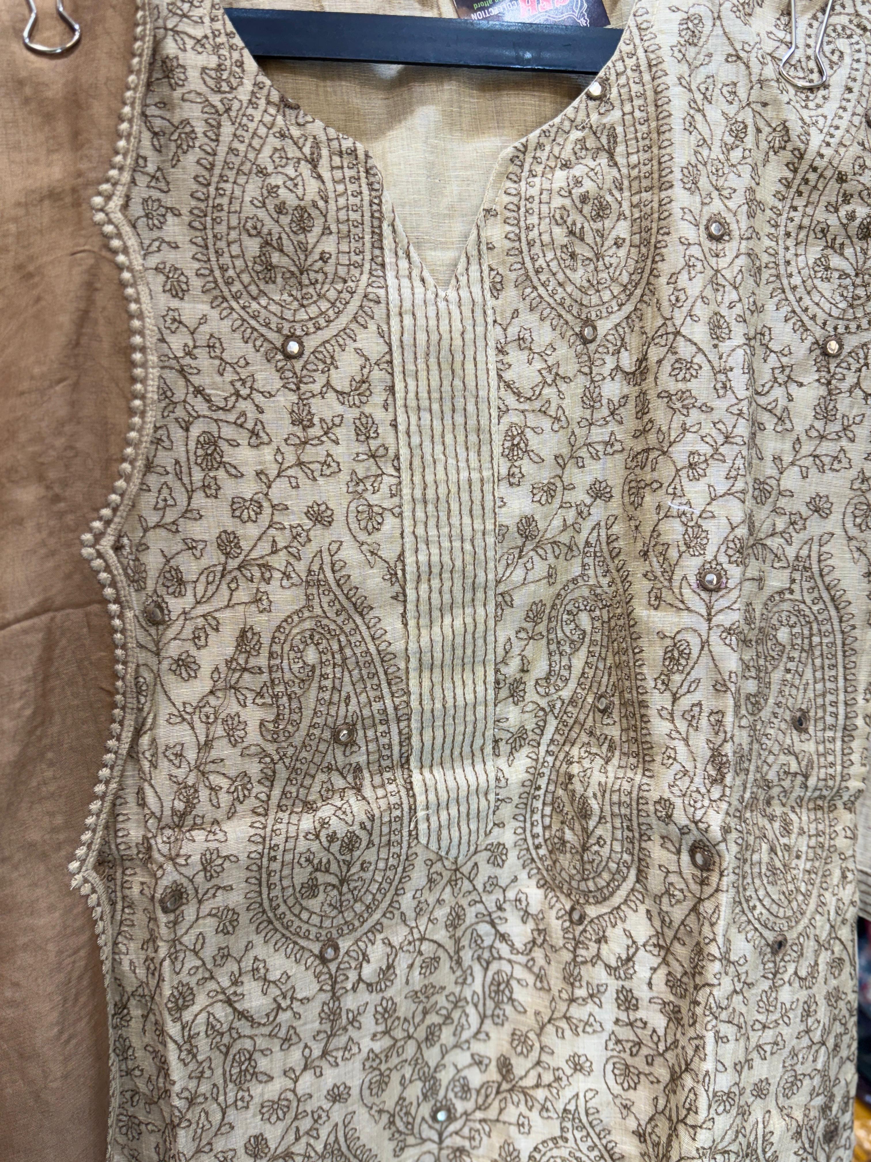 Pure Linen Silk 3pc Suit