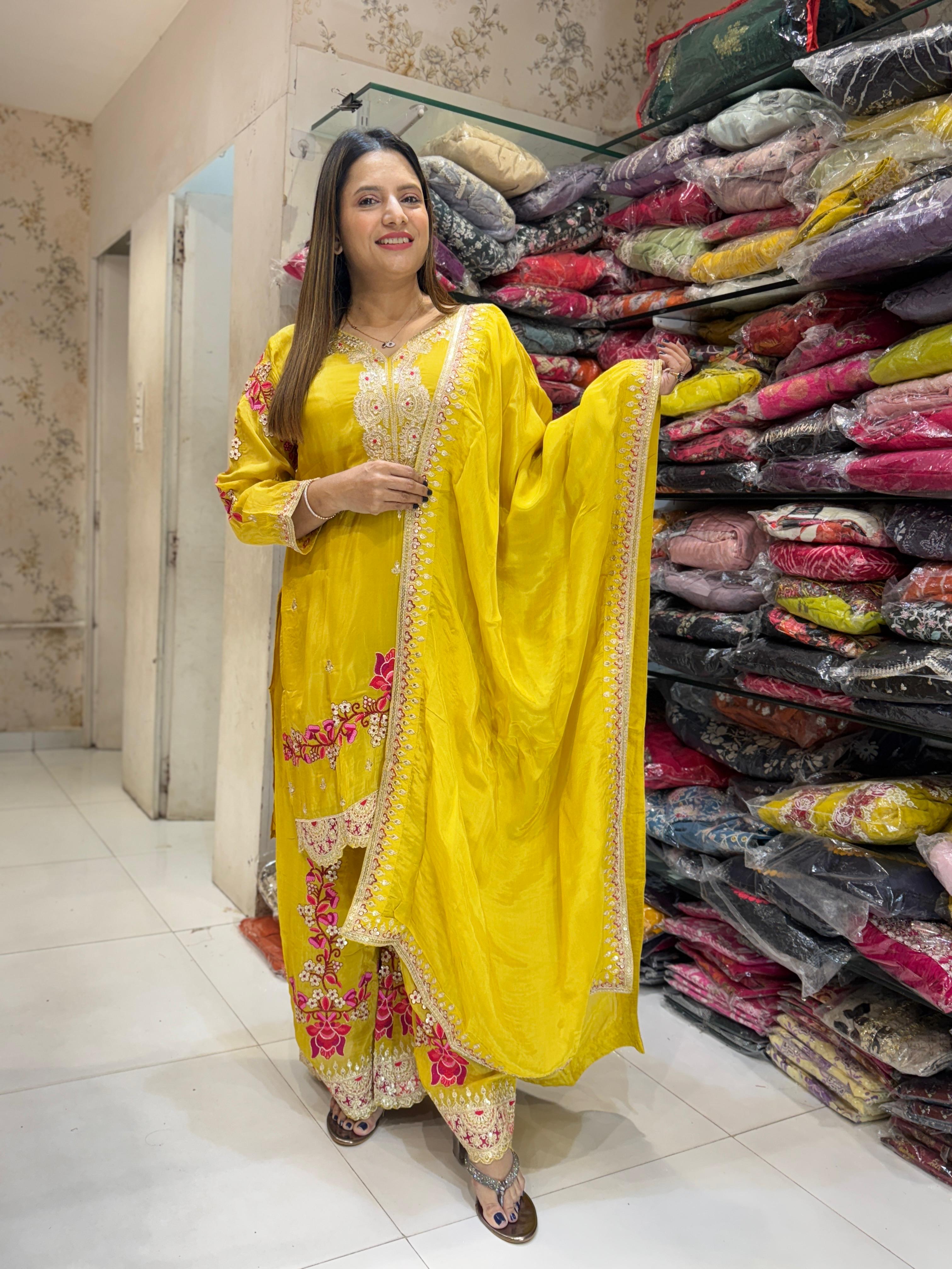 HO Silk Yellow 3pc Set