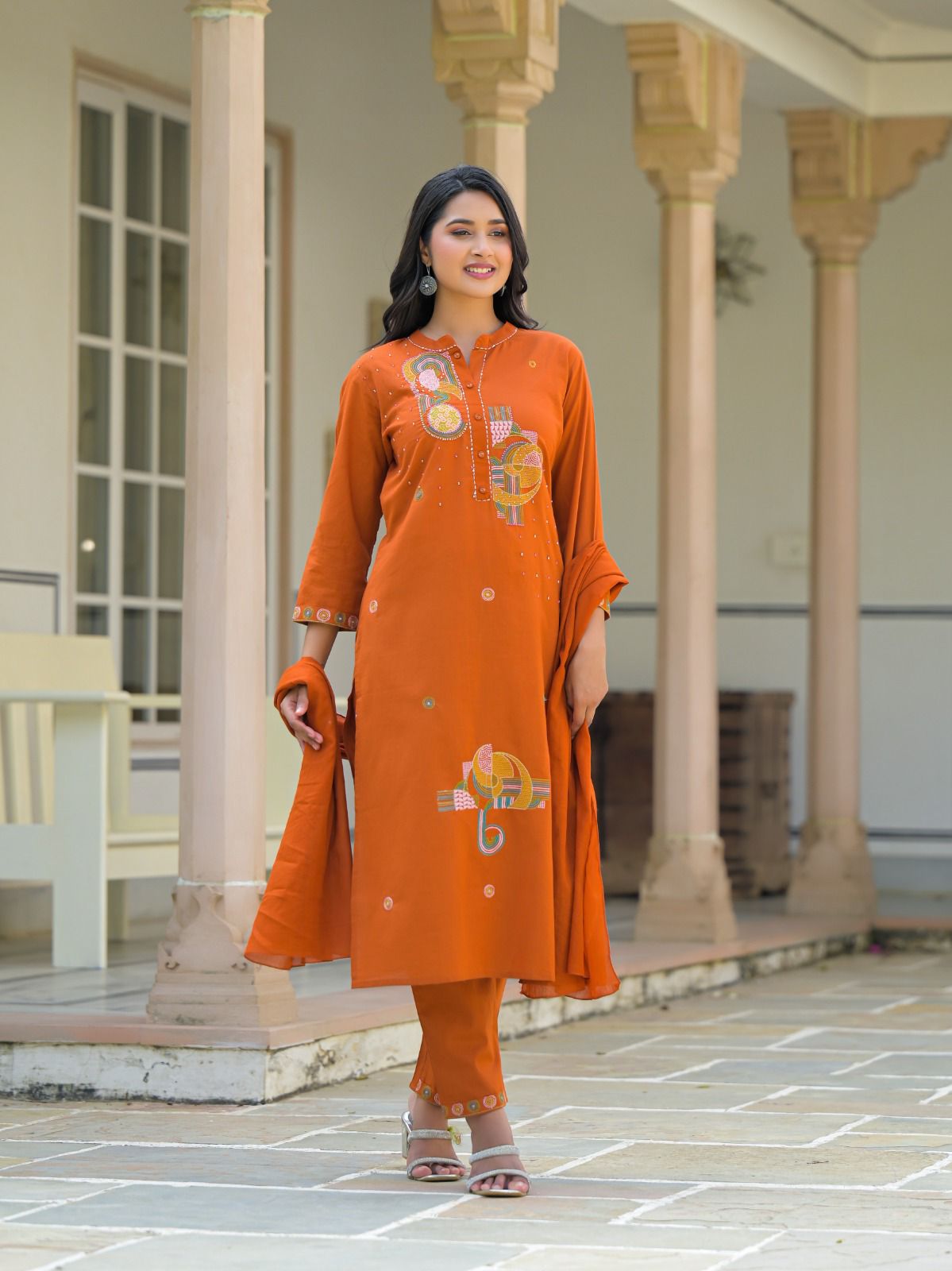 Cotton Orange 3pc Set