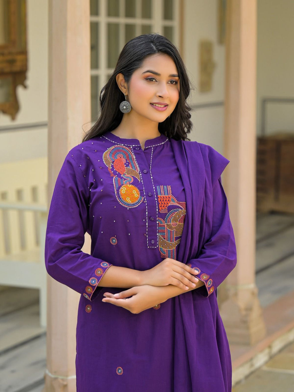 Cotton Purple 3pc Set