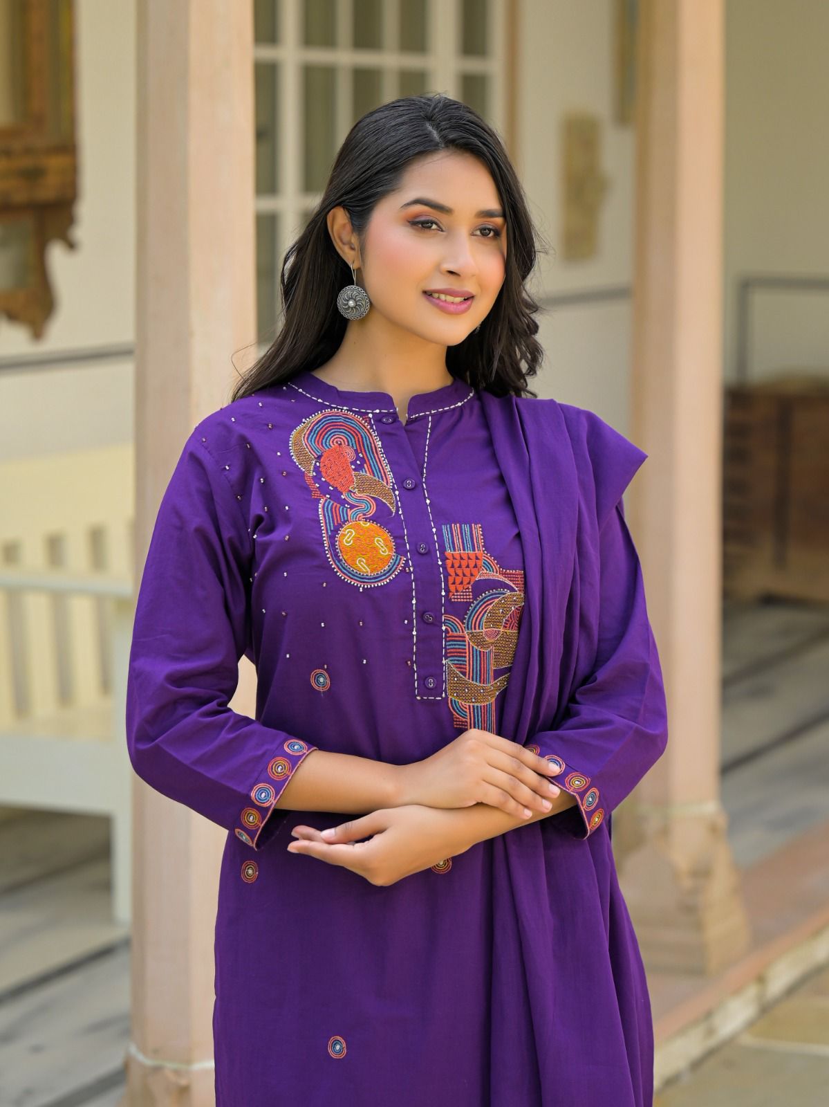 Cotton Purple 3pc Set