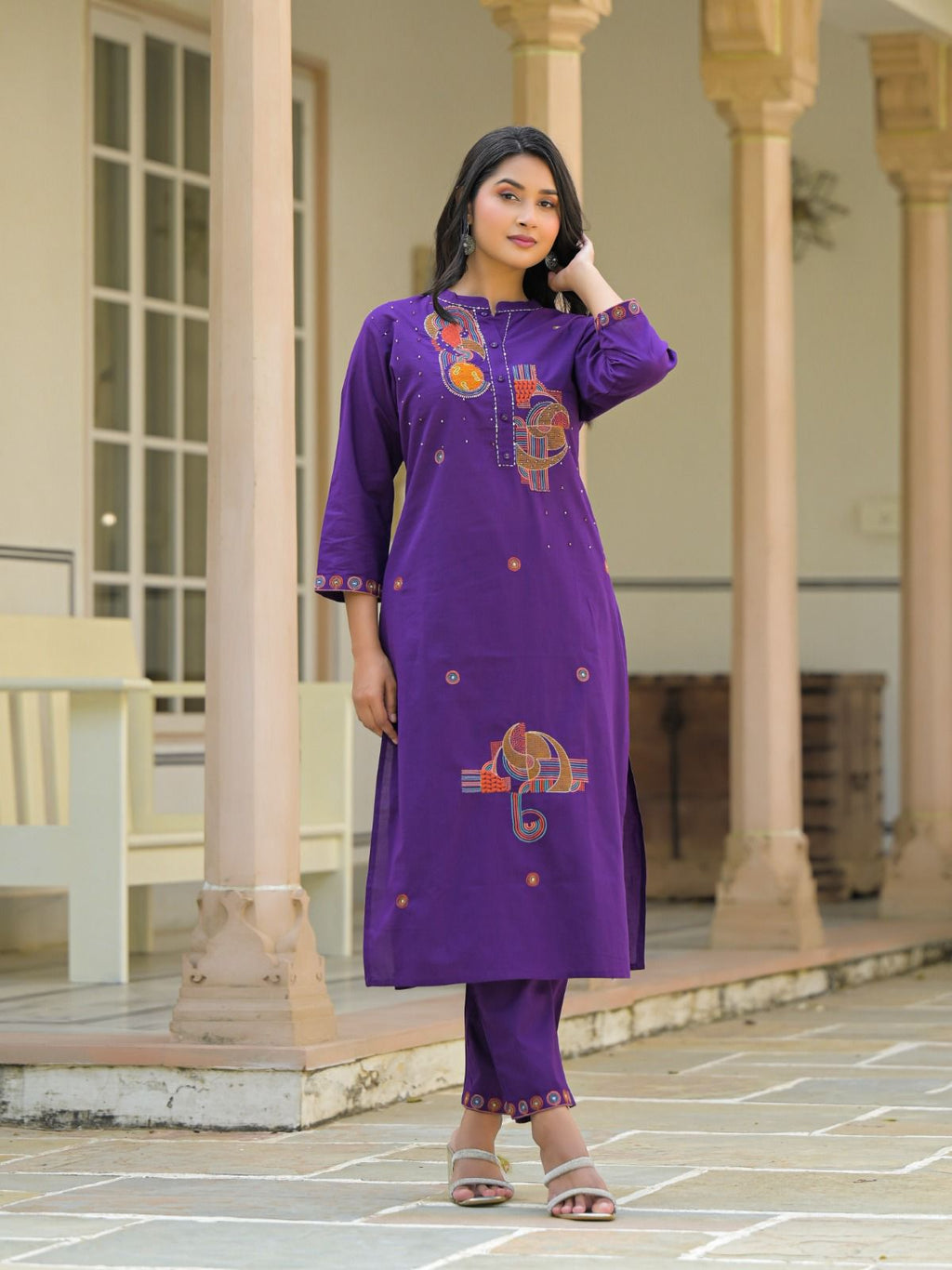 Cotton Purple 3pc Set