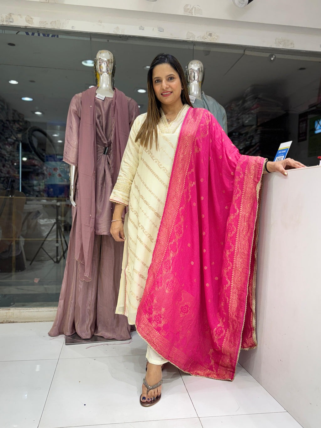 Russian Tissue Off White 3pc Set