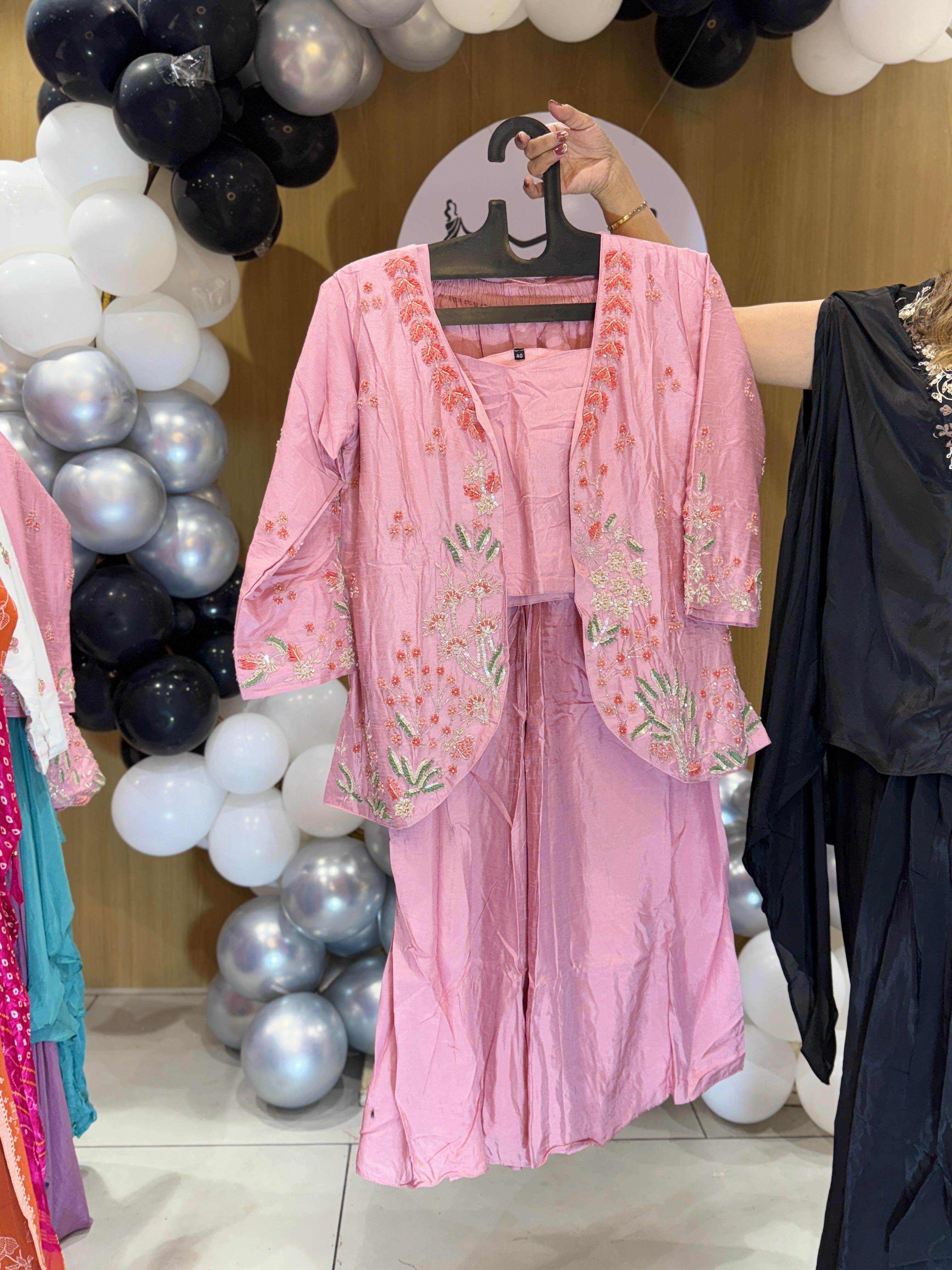 Dola Silk Pink 3pc Set