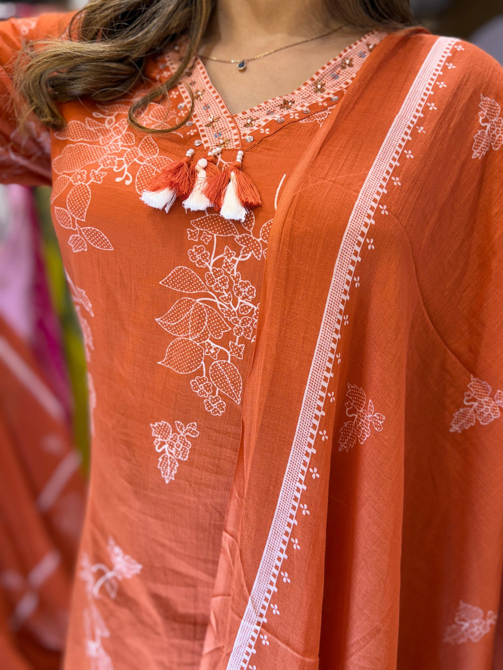 Cotton Orange 3pc Set