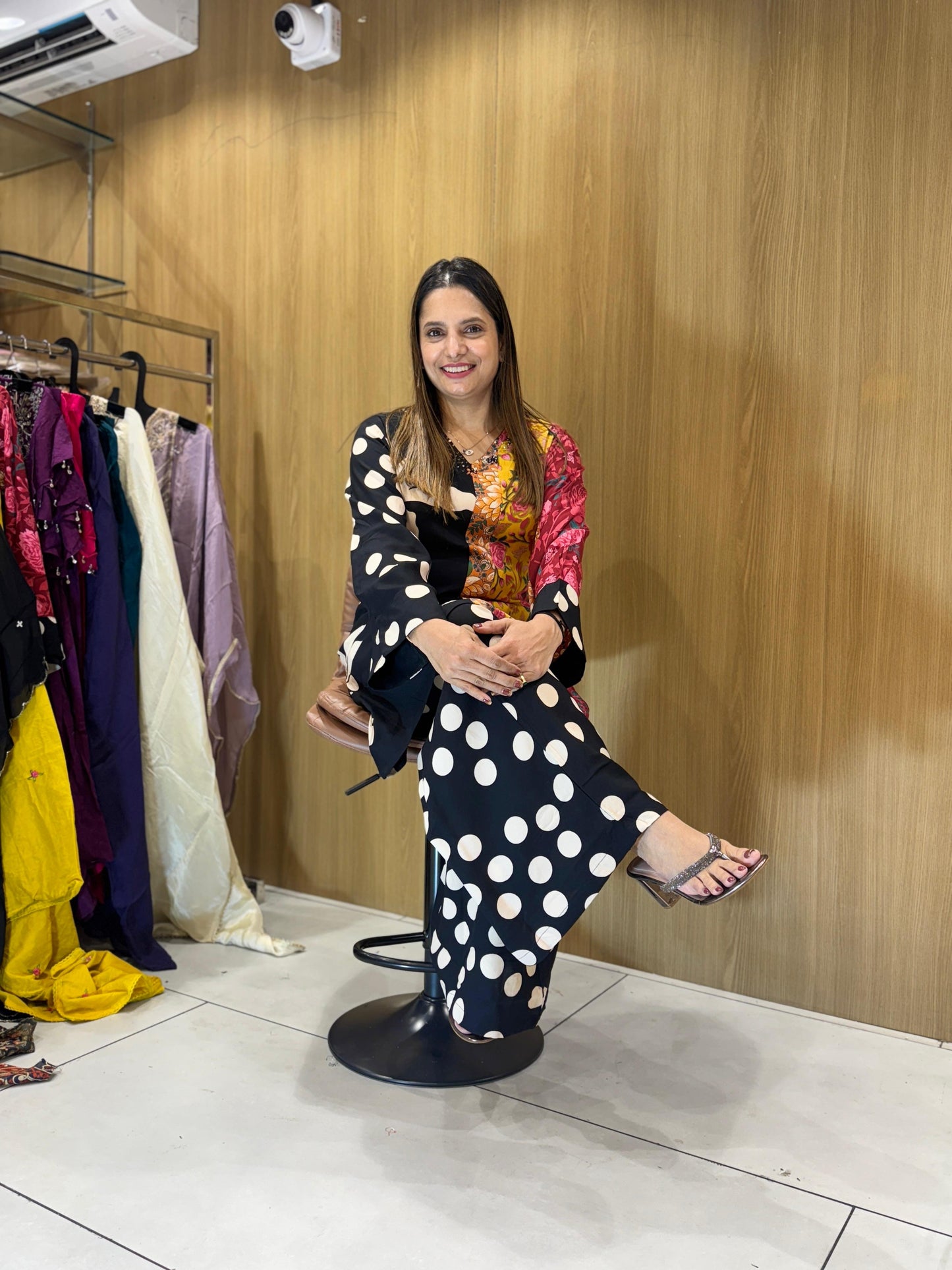 German Rayon Black 2pc Set