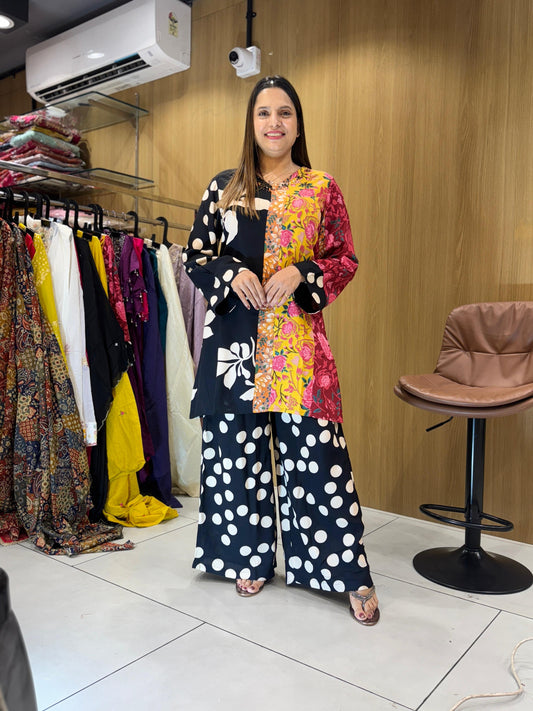 German Rayon Black 2pc Set