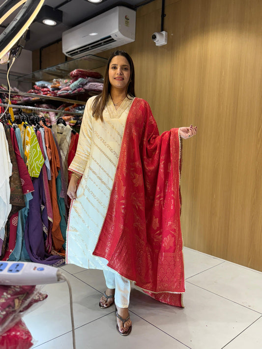 Russian Tissue White 3pc Set