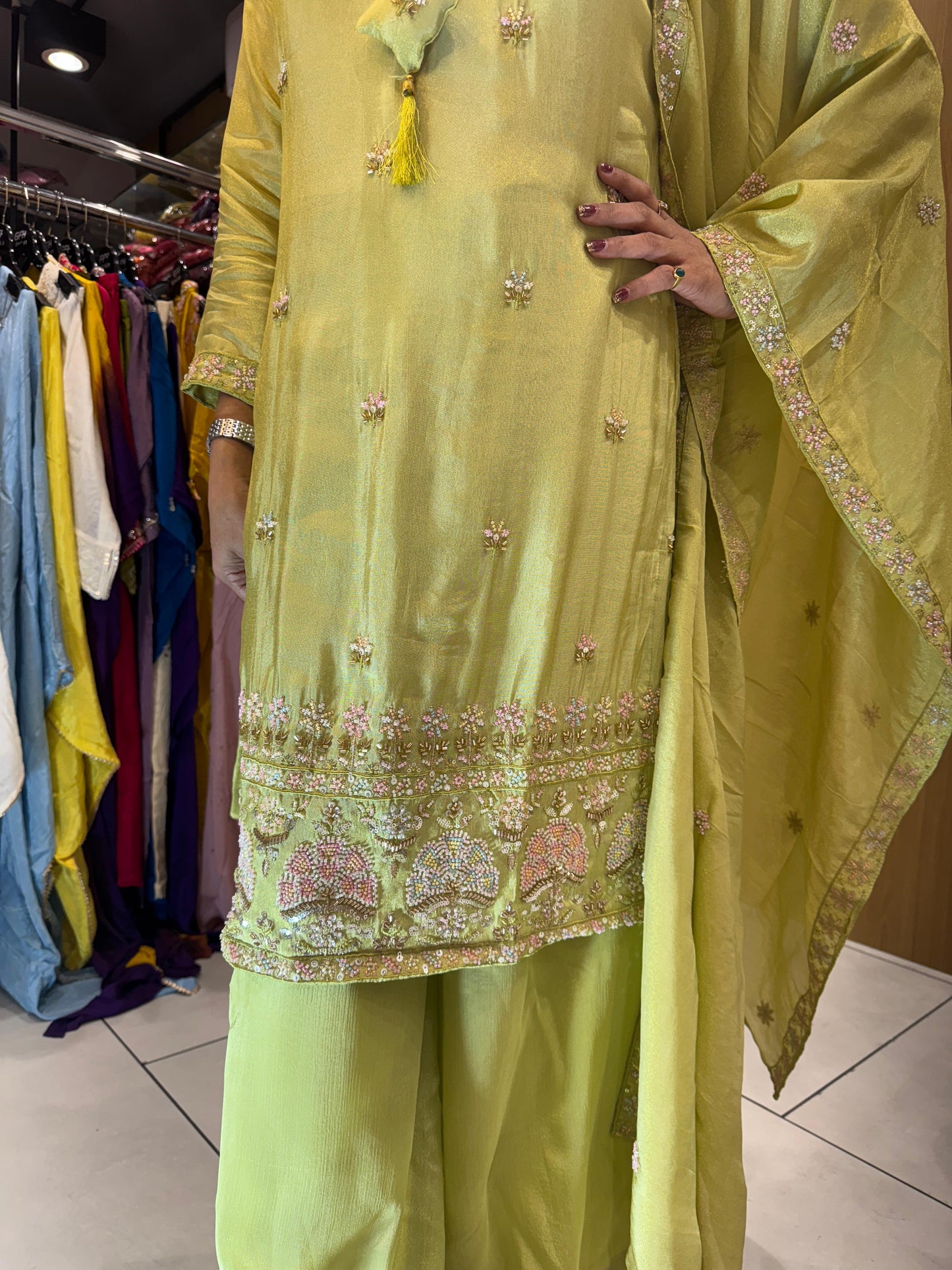 Simmer Tissue Green 3pc Set