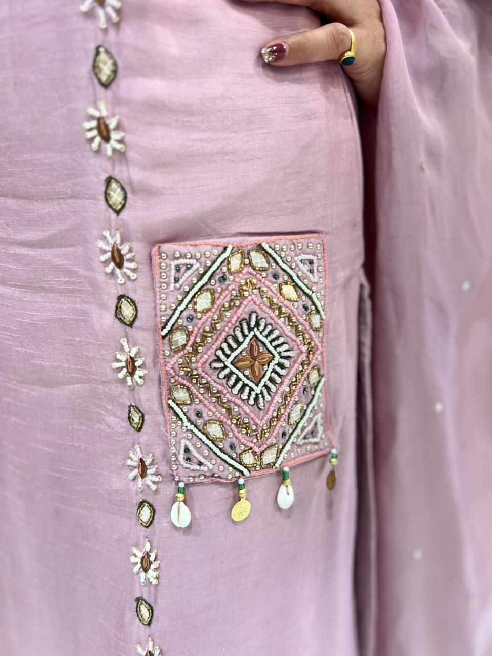 Dola Silk Pink 3pc Set