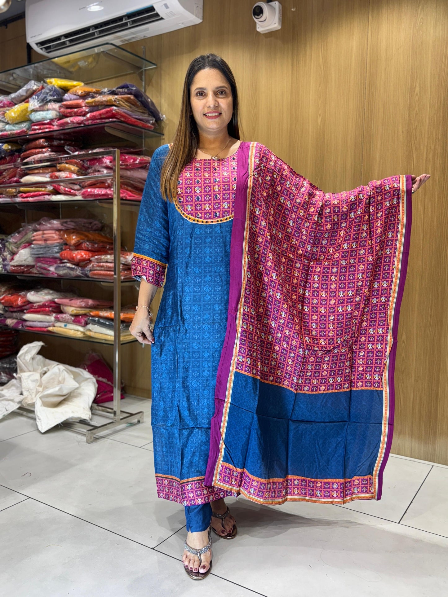 Russian Silk Blue 3pc Set