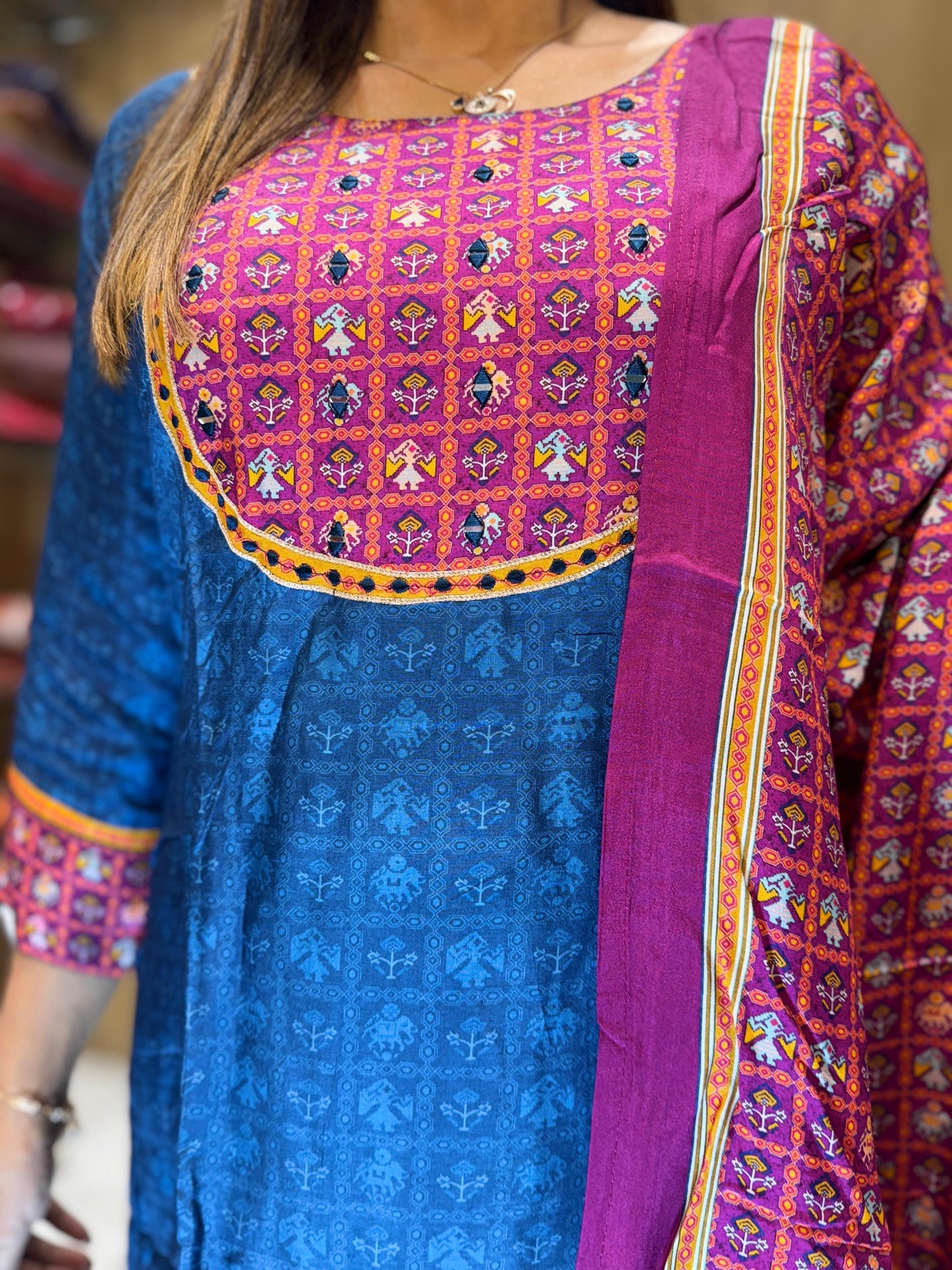 Russian Silk Blue 3pc Set