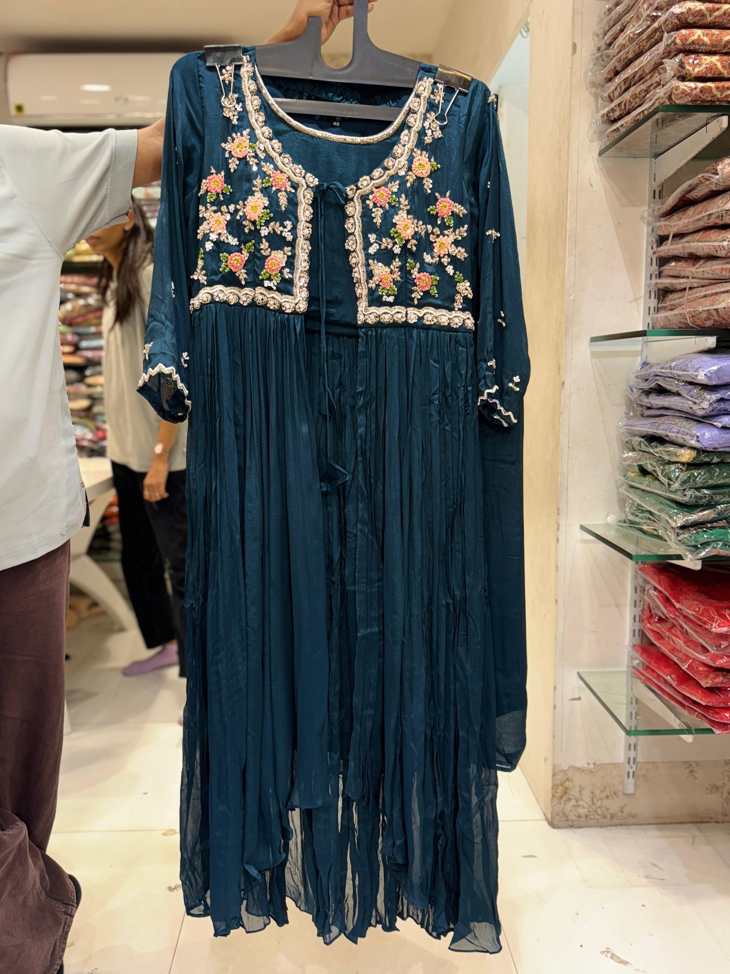 Chinon Peacock Green 3pc Set