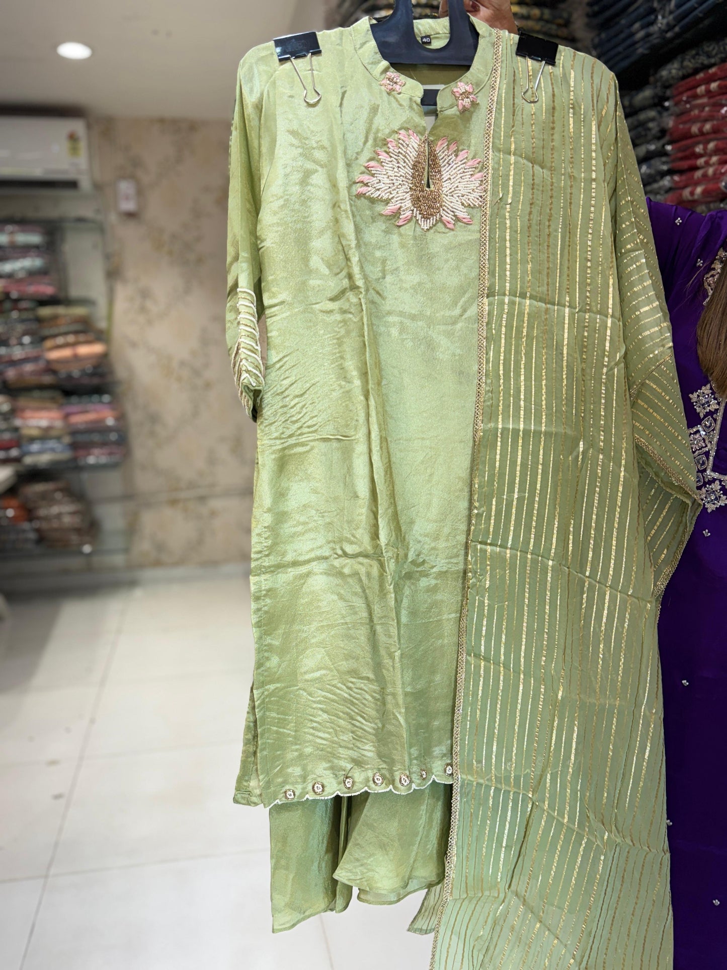 Simmer Tissue Green 3pc Set