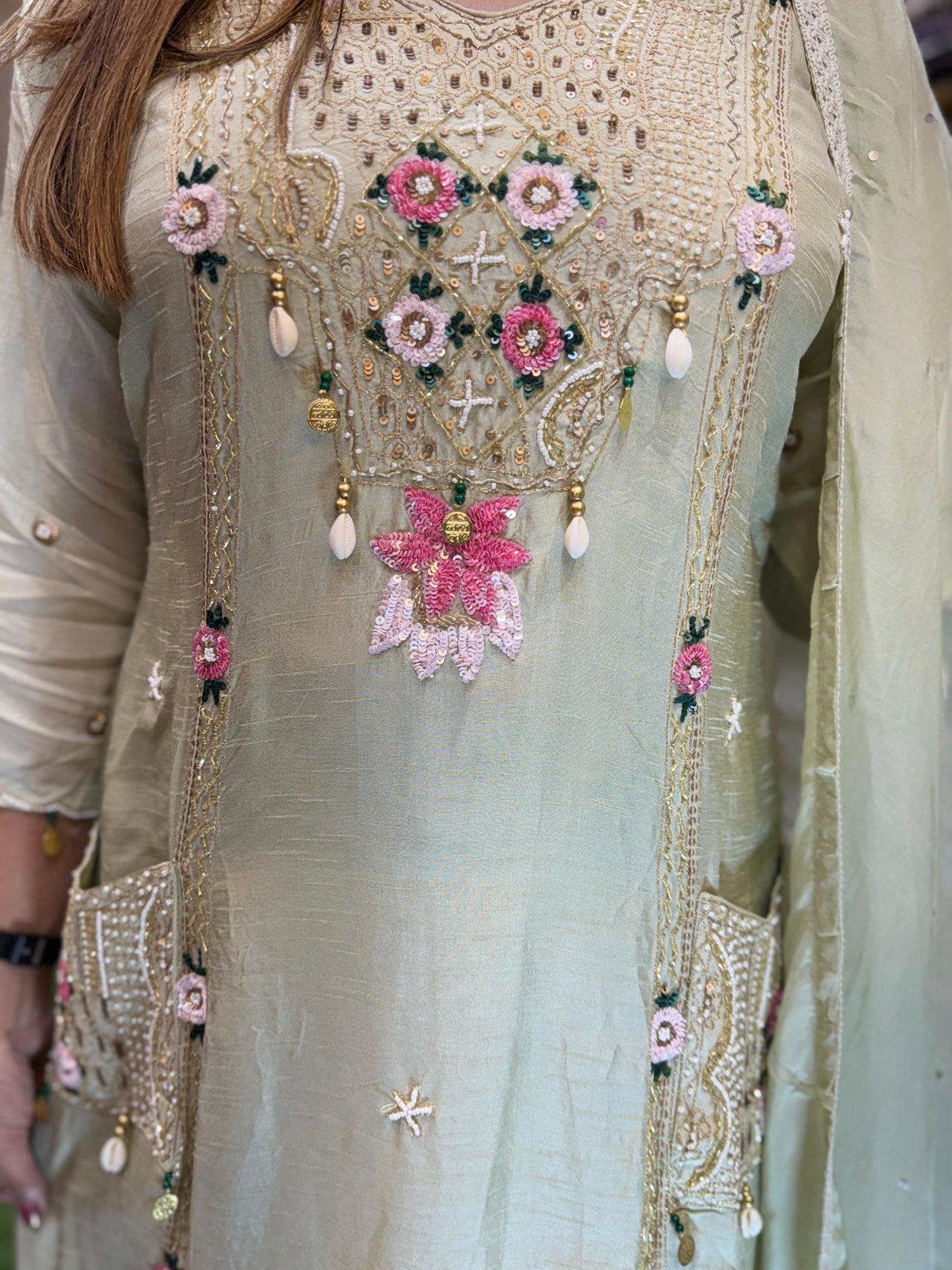 Dola Silk Ivory 3pc Set