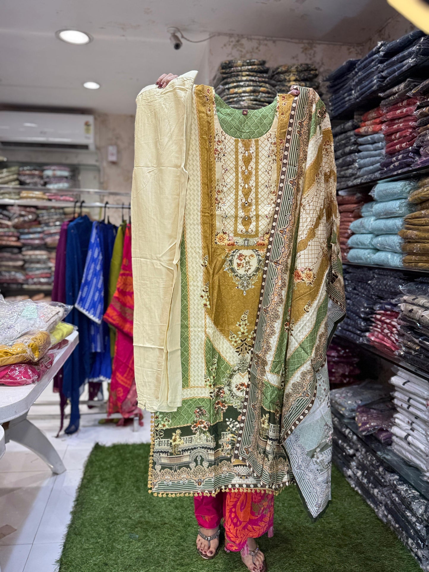 Muslin Yellow 3pc Set