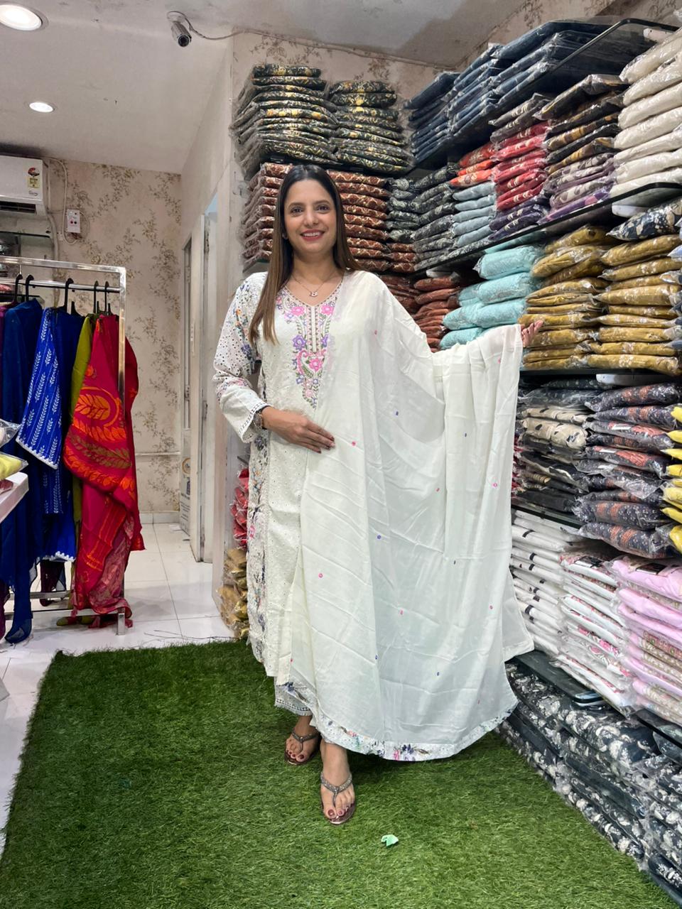 Cotton White 3pc Set