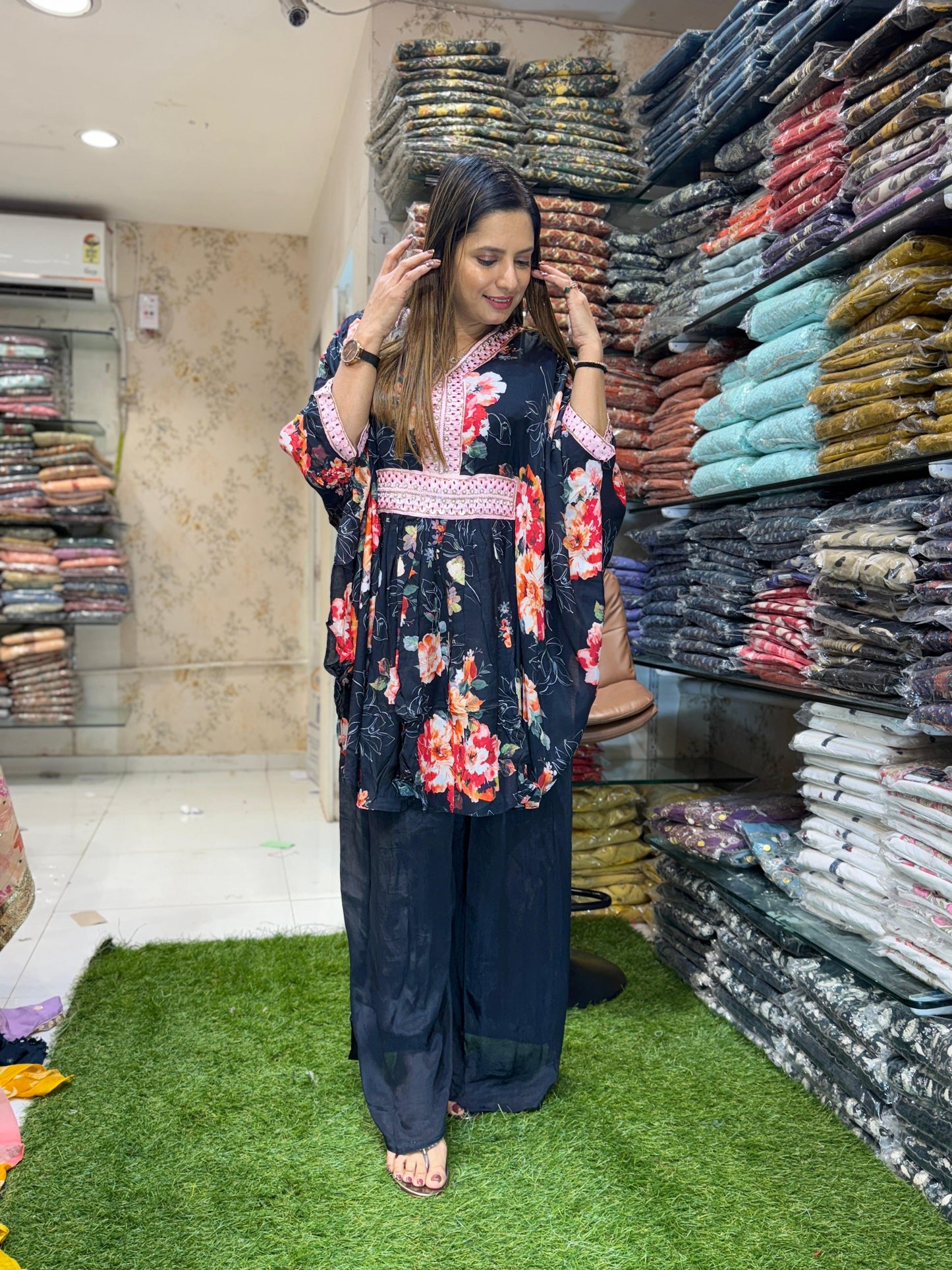 Muslin Black 2pc Set