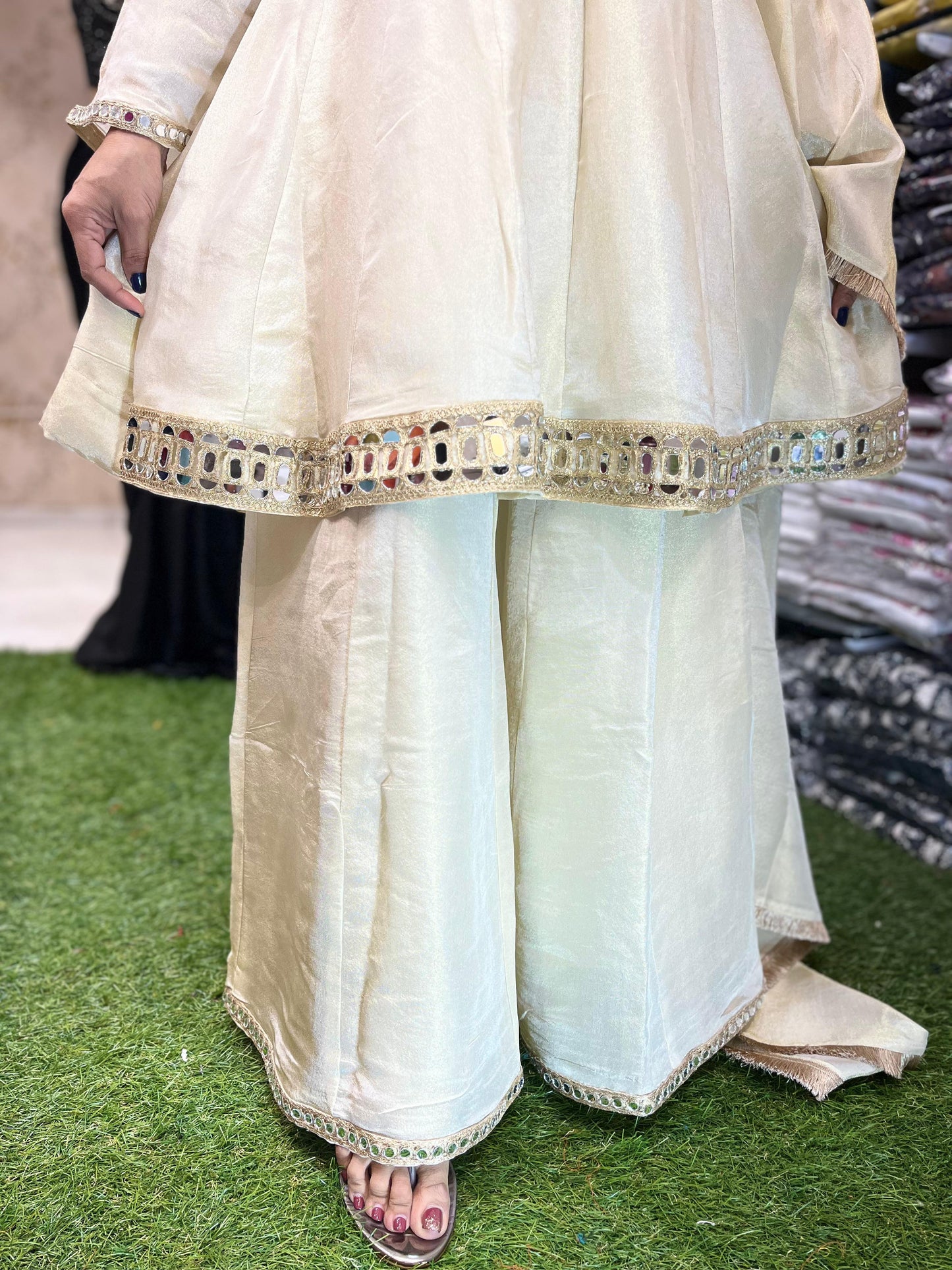 Simmer Tissue Ivory 3pc Set