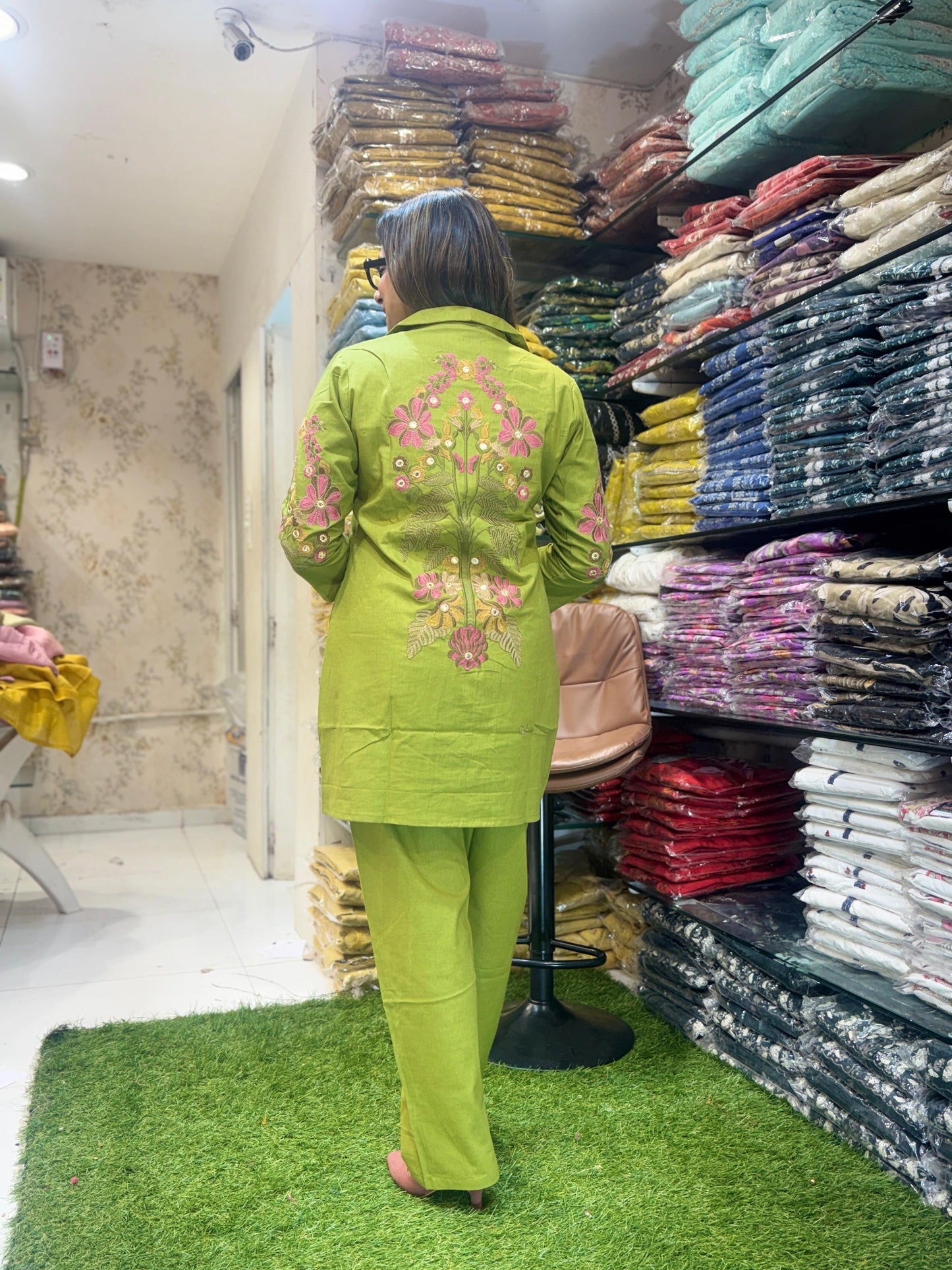 Linen Flex Green 2pc Set