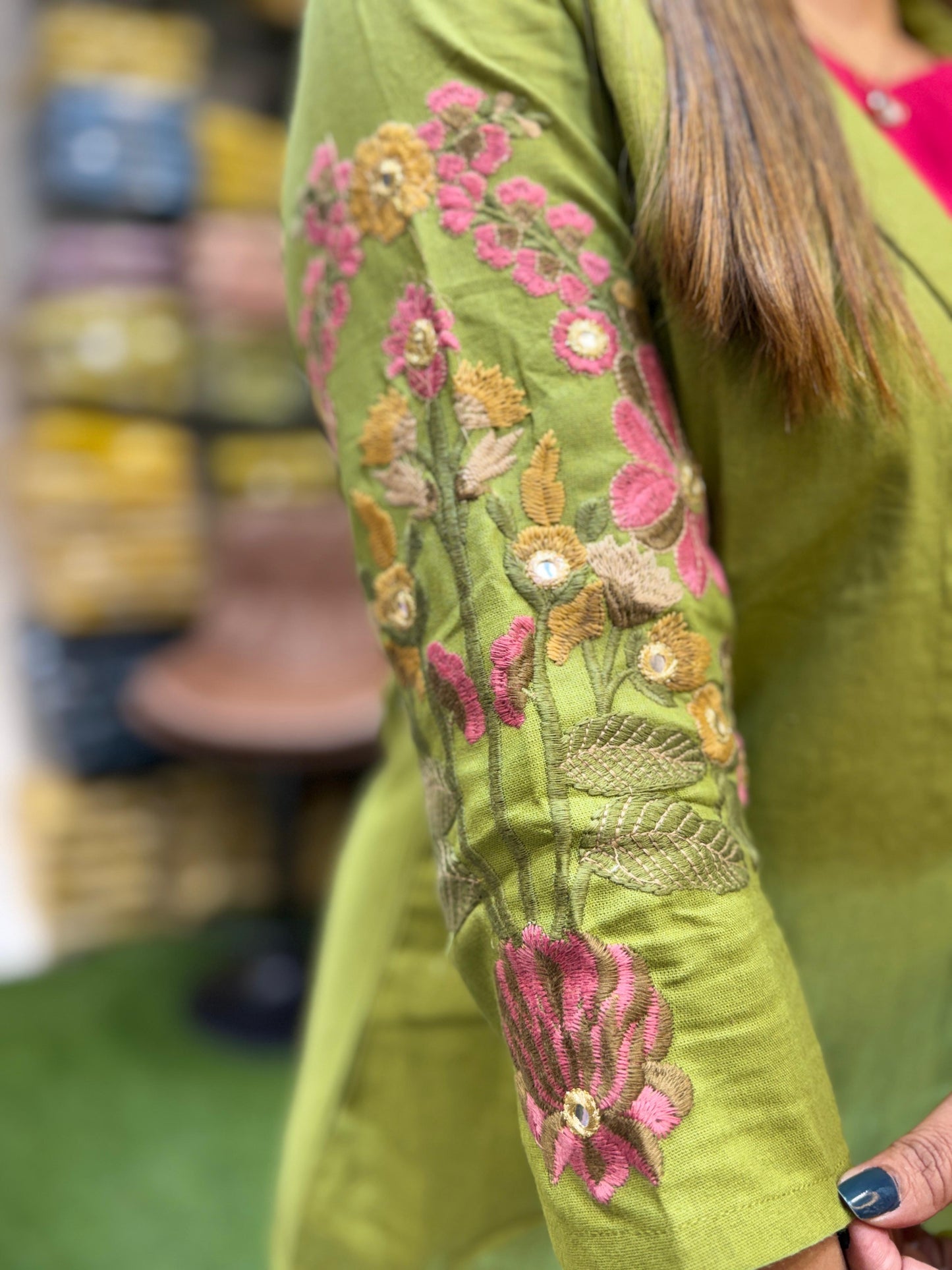 Linen Flex Green 2pc Set