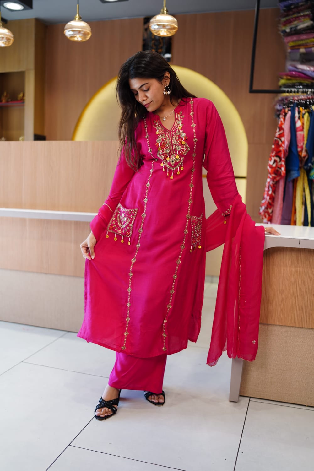 Dola Silk Pink 3pc Set