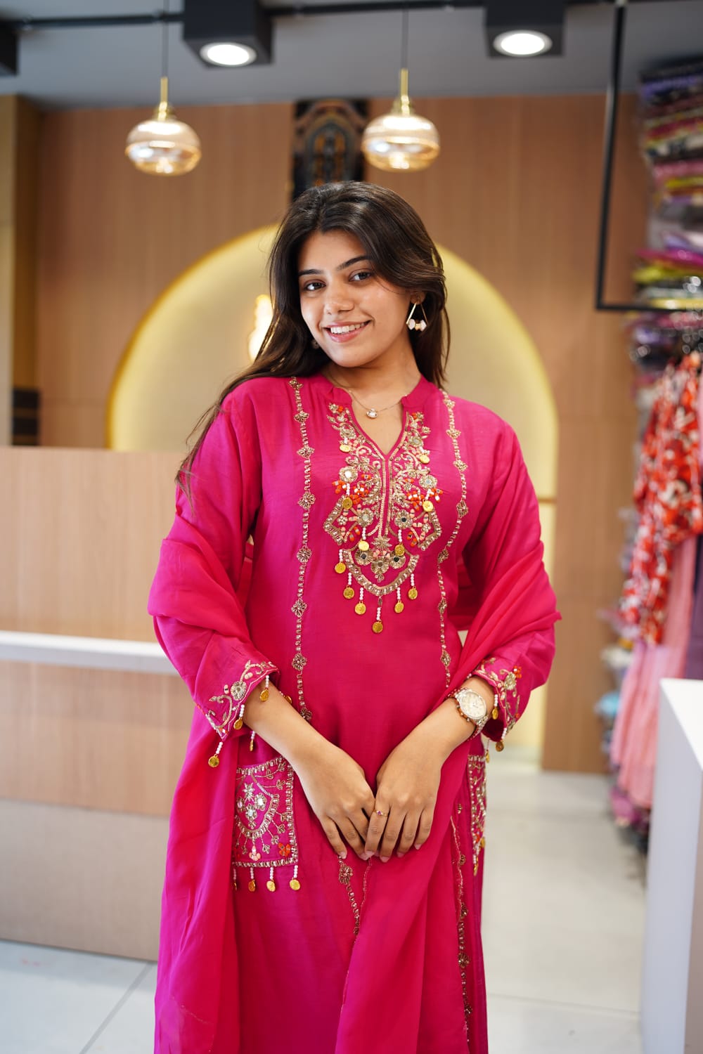 Dola Silk Pink 3pc Set