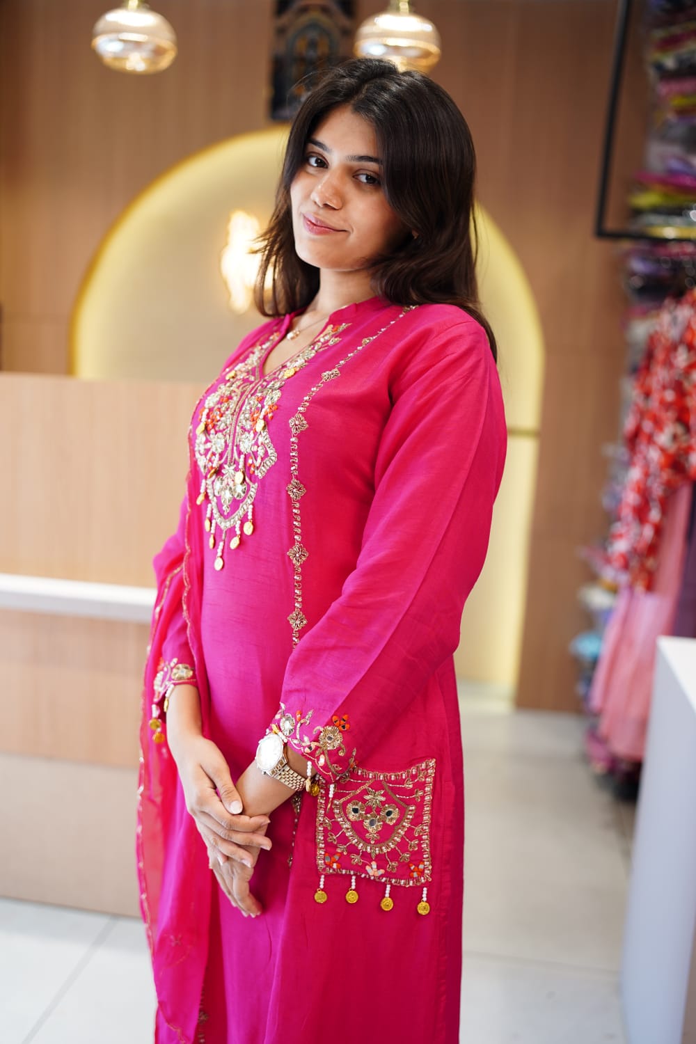 Dola Silk Pink 3pc Set