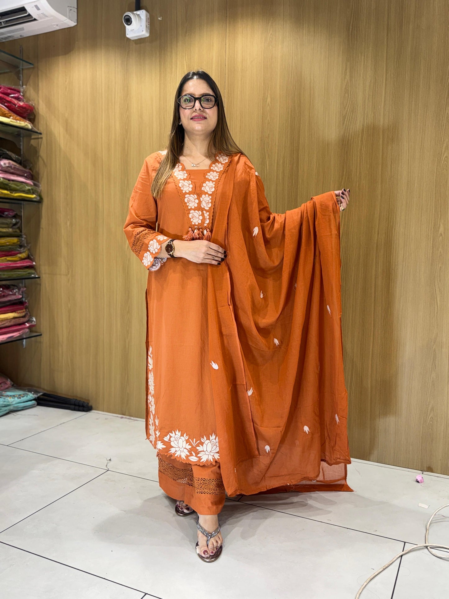 Cotton Orange 3pc Set