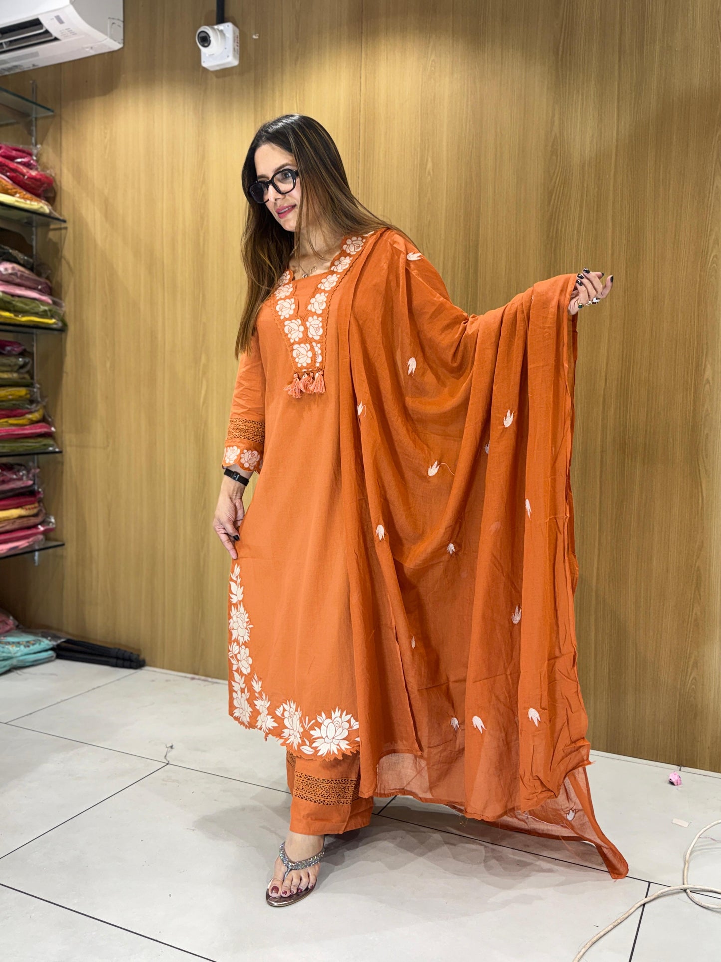 Cotton Orange 3pc Set