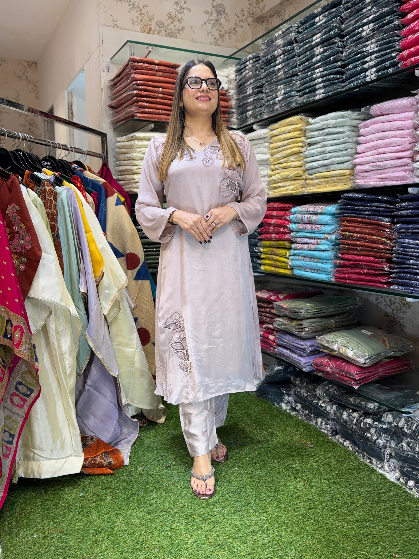 Chinon Pastle Gray 3pc Set