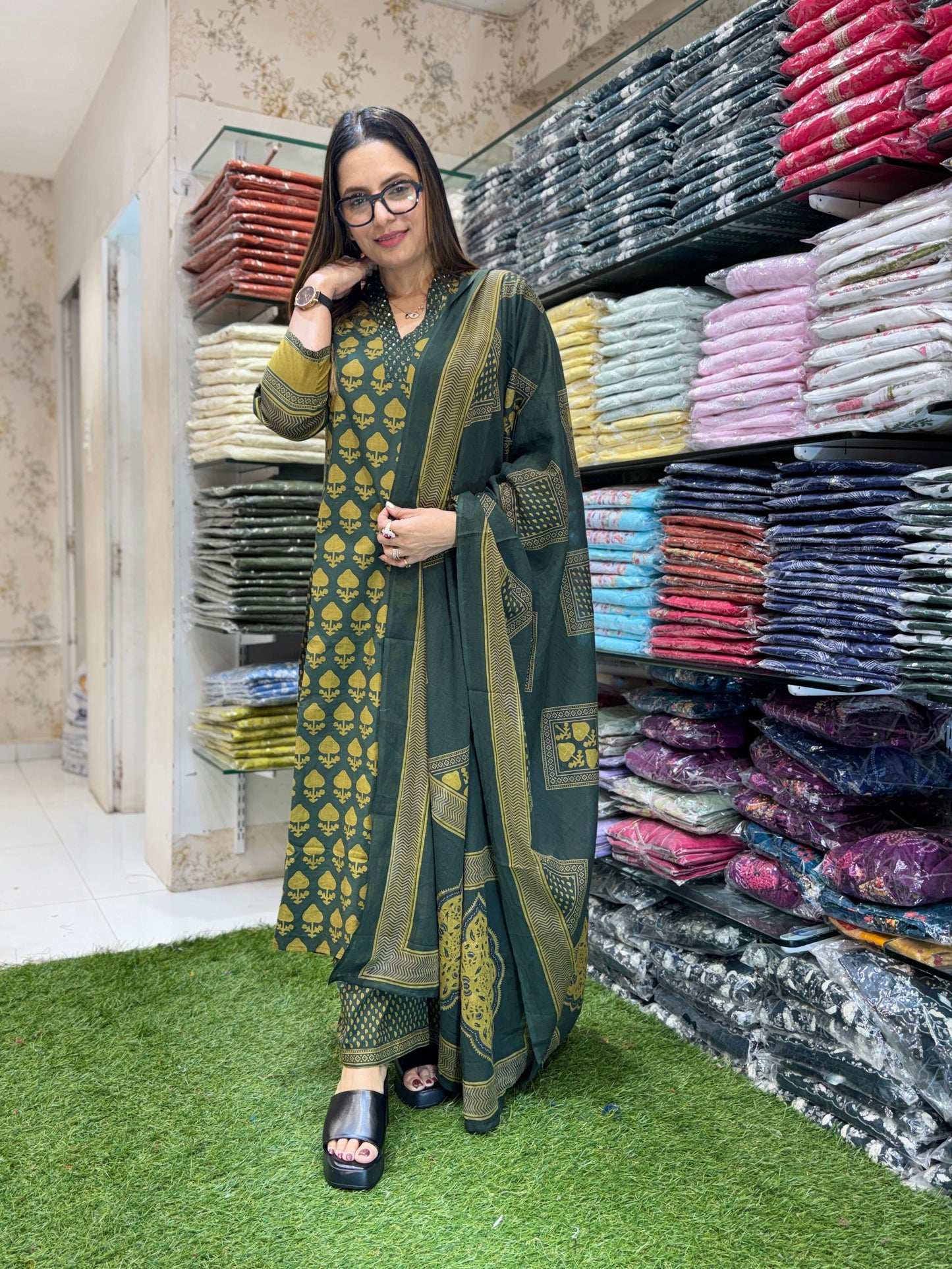 Cotton Green 3pc Set