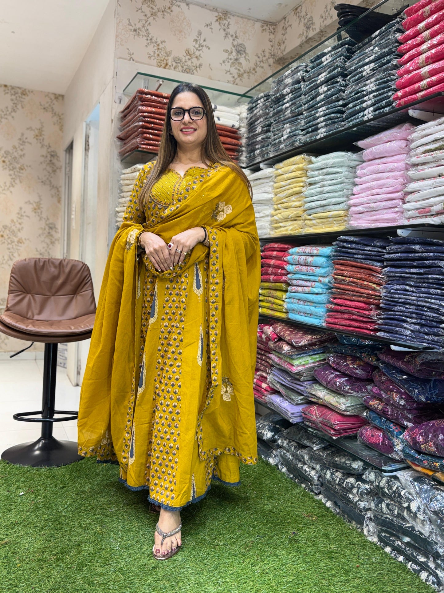 Cotton Yellow 3pc Set