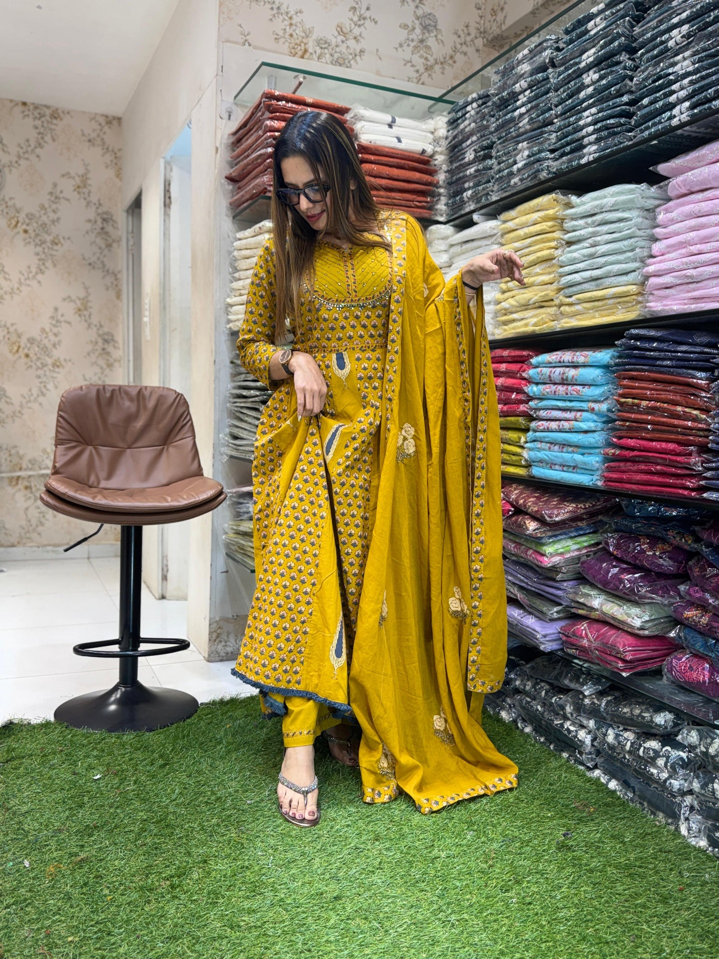 Cotton Yellow 3pc Set