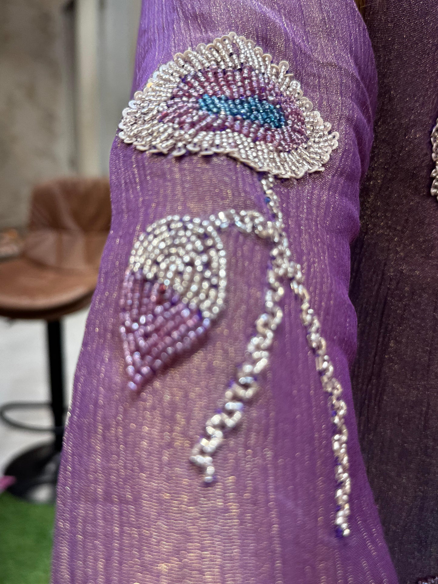 Crush Tissue Purple 2pc Set