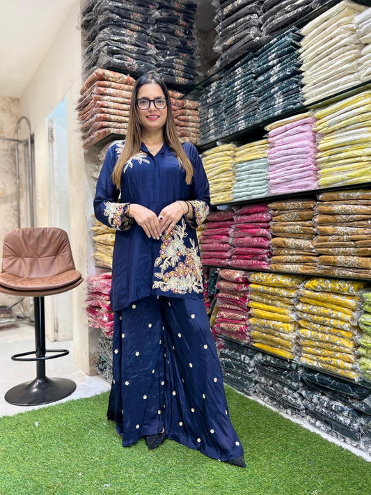 Chinon Navy Blue 2pc Set