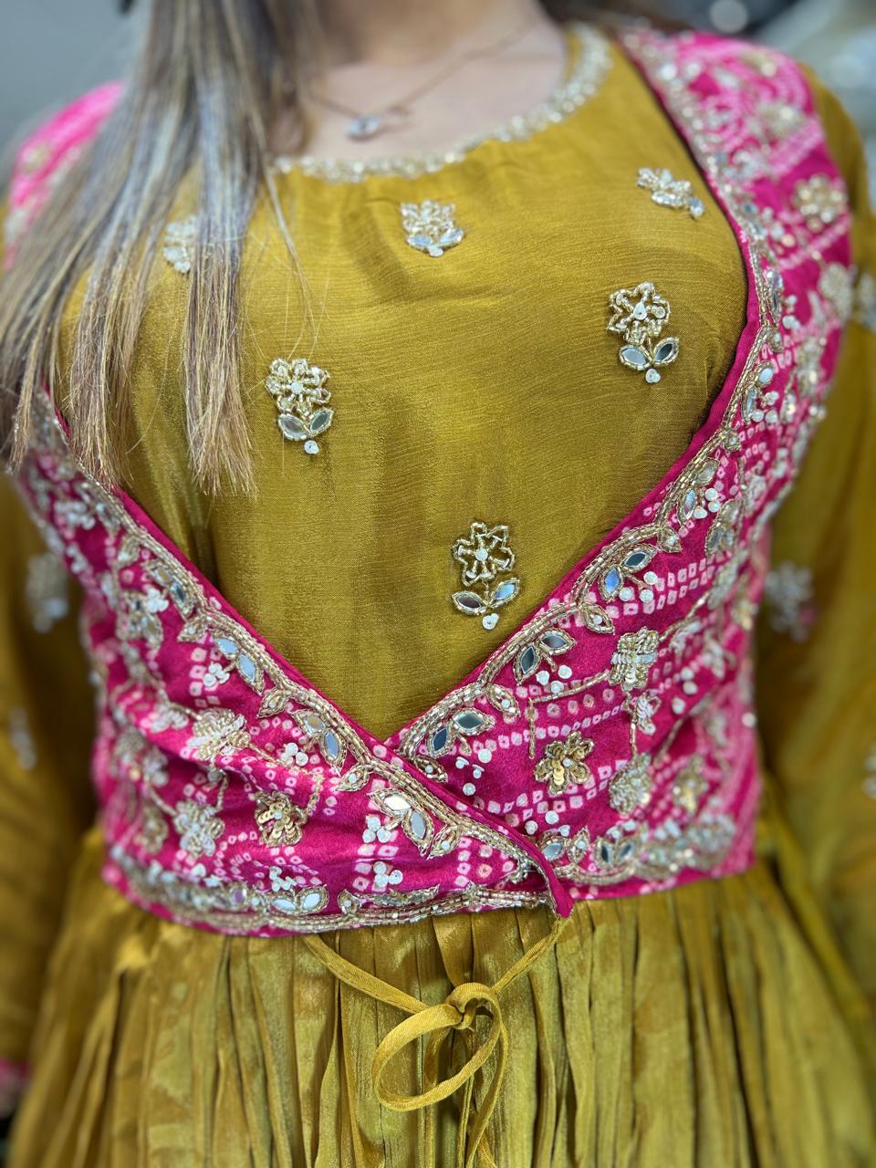 Chinon Golden Yellow Gown