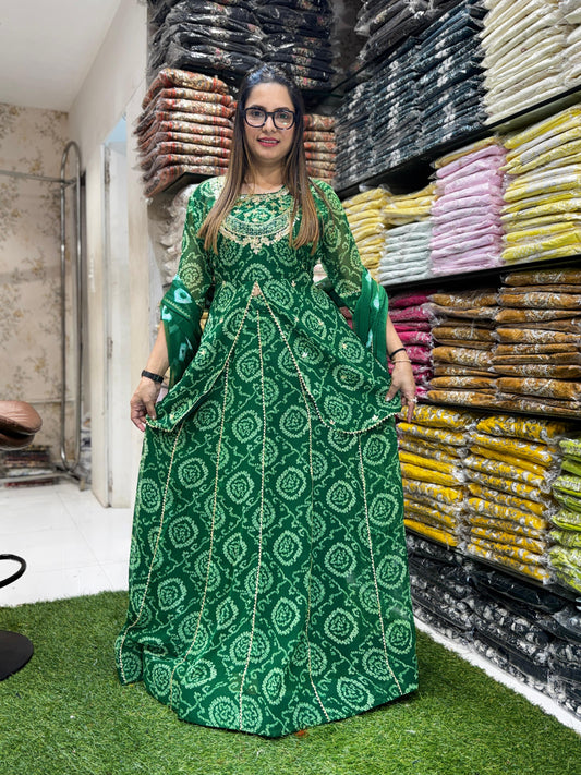 Georgette Green 3pc Set