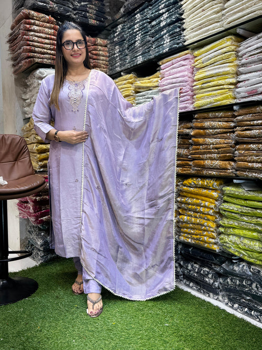 Simmer Tissue Pastle Purple 3pc Set