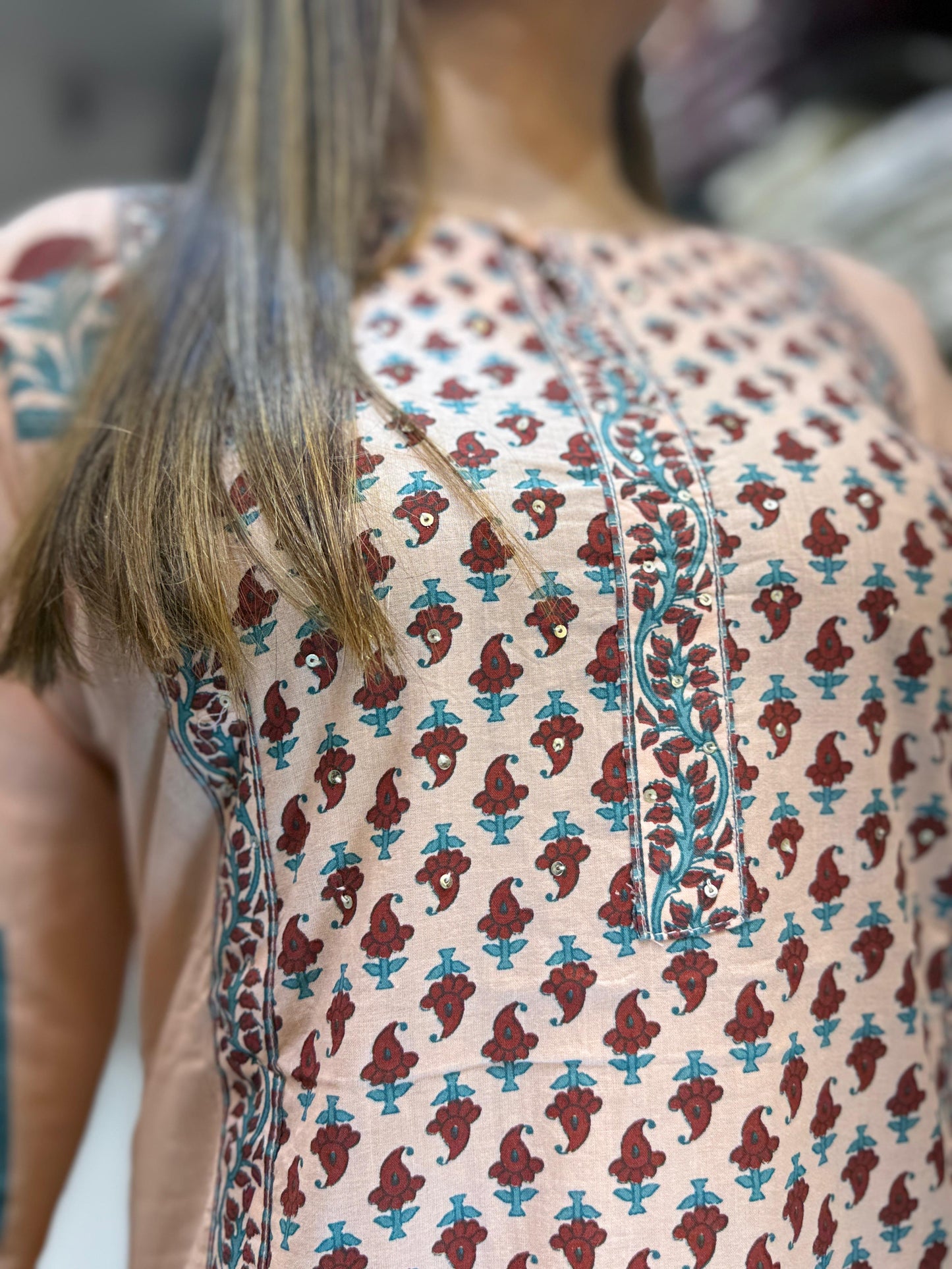 Cotton Peach 2pc Set