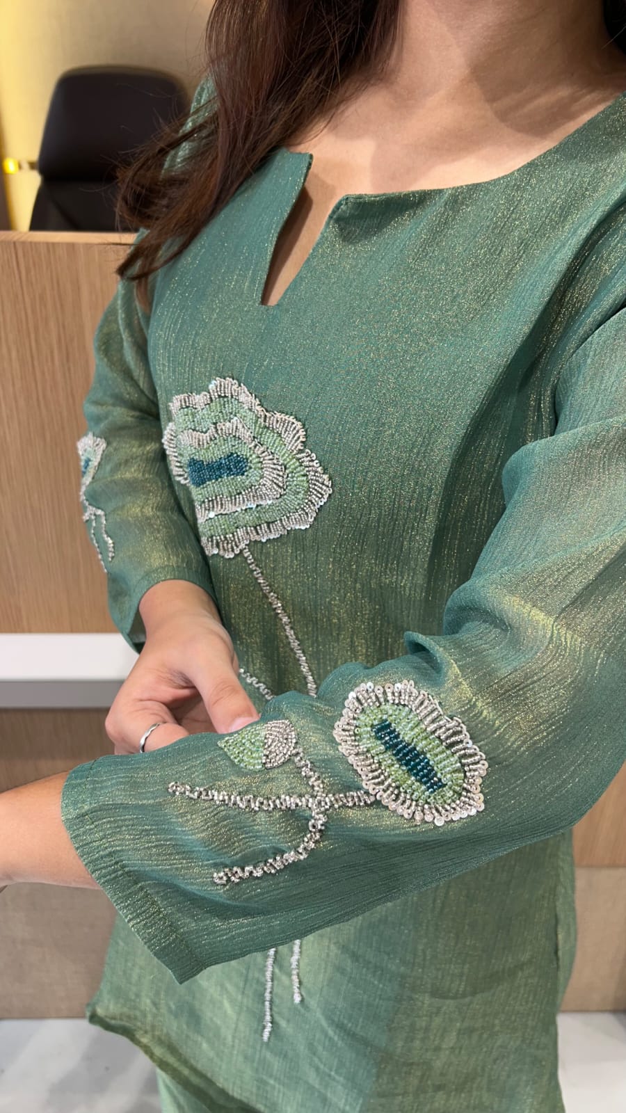 Crush Tissue Green 2pc Set