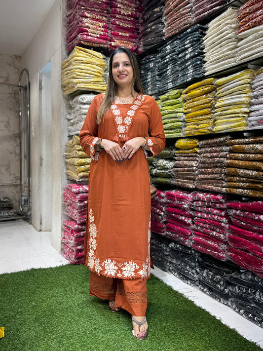 Cotton Orange 2pc Set