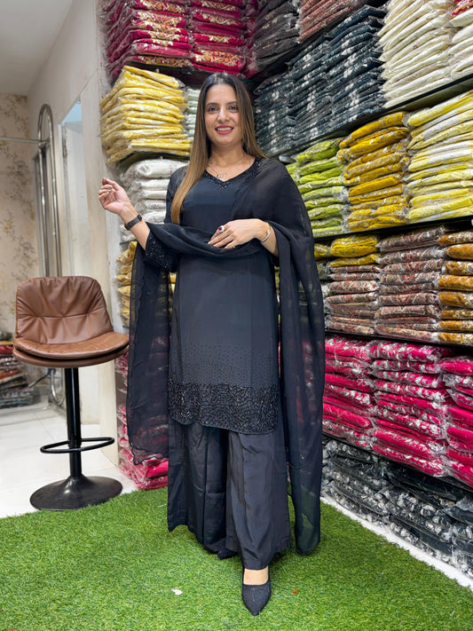 Pure Crep Black 3pc Set