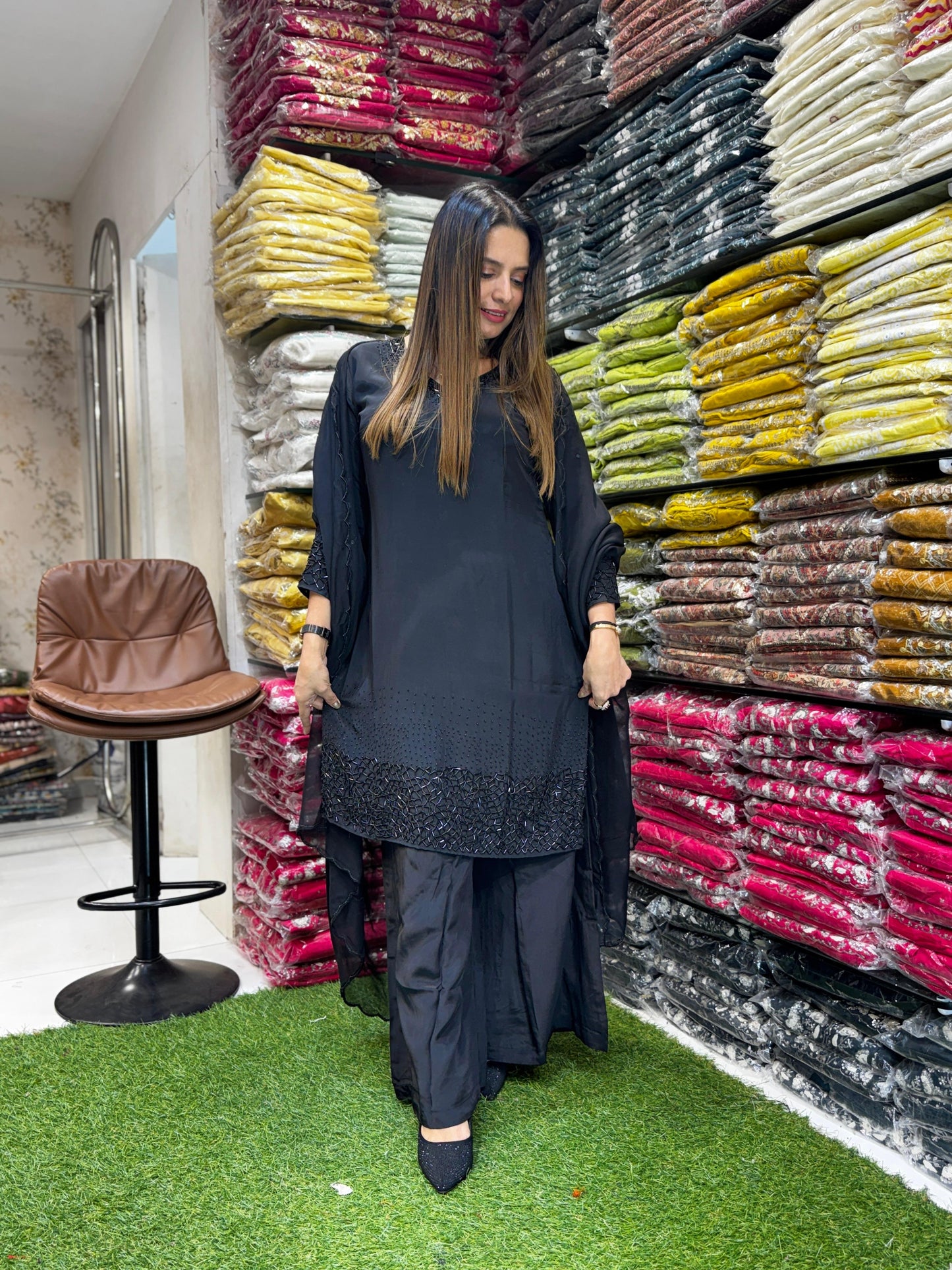 Pure Crep Black 3pc Set